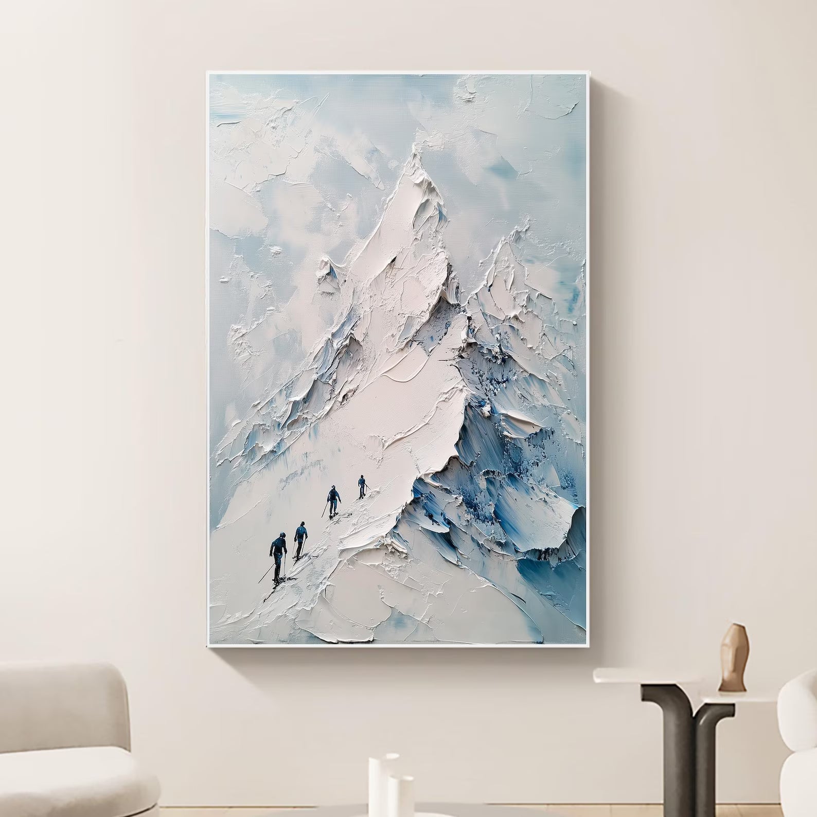 Textured Snowy Peaks | Ski Trek