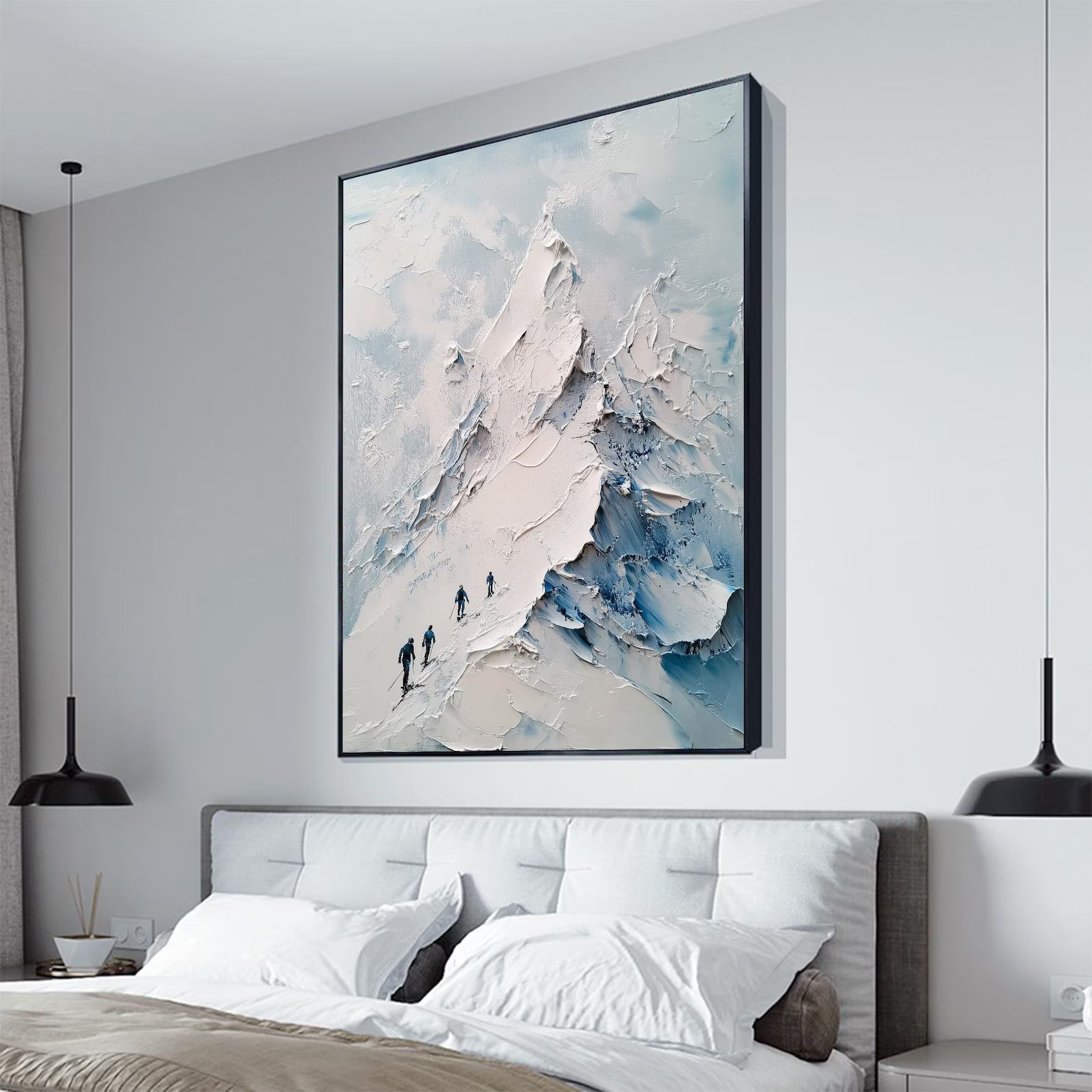 Textured Snowy Peaks | Ski Trek