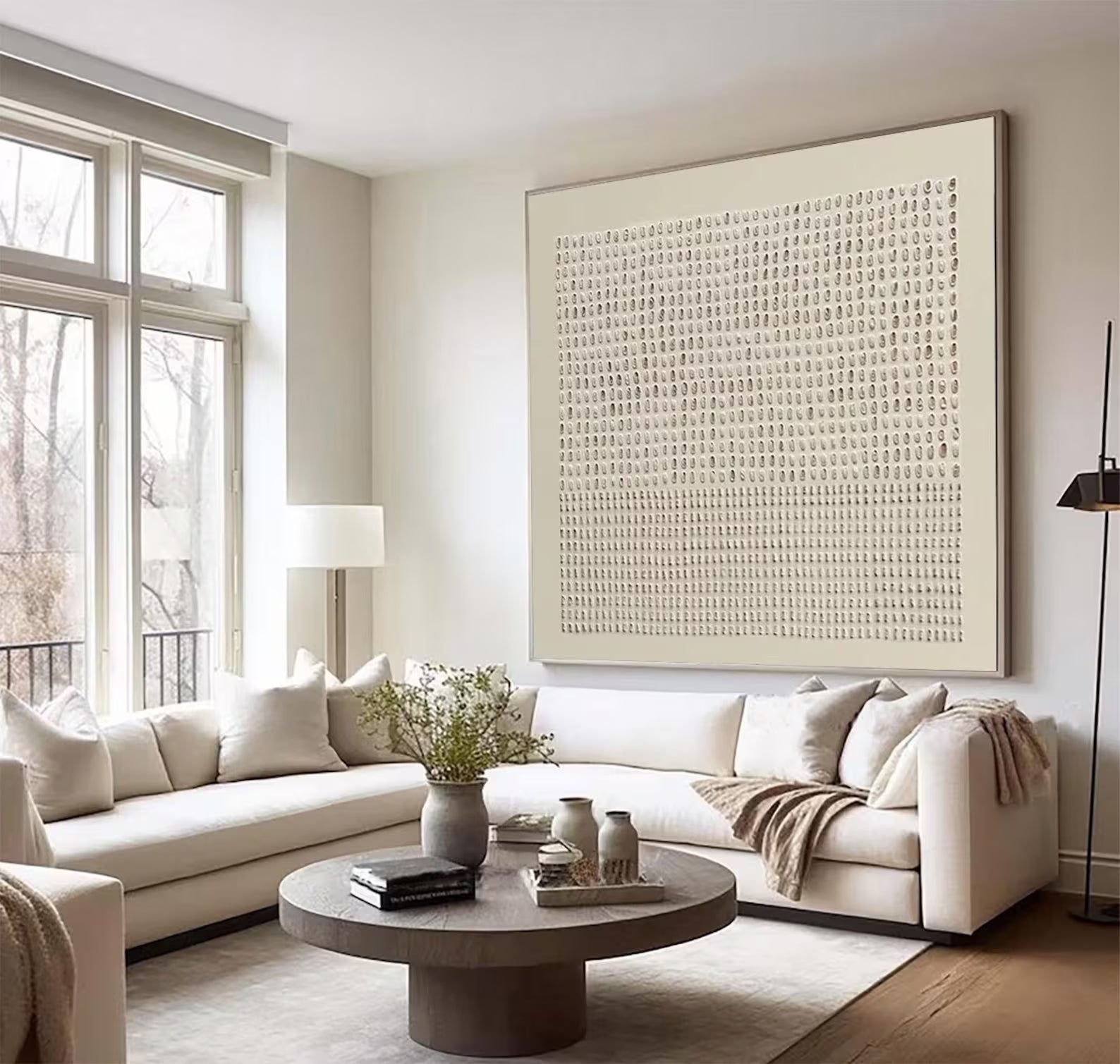 Textured Dot Art | Minimalist Calm