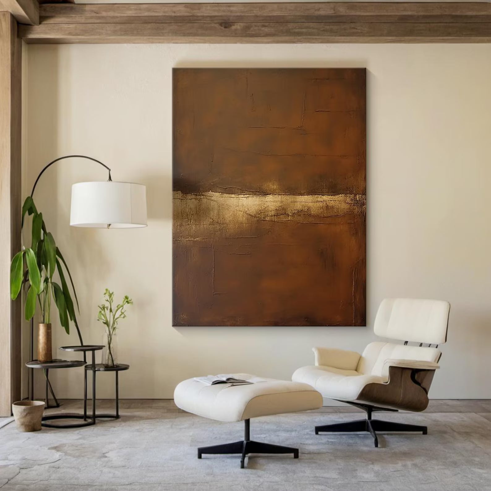 Textured Metallic Warmth | Bronze Rhythm