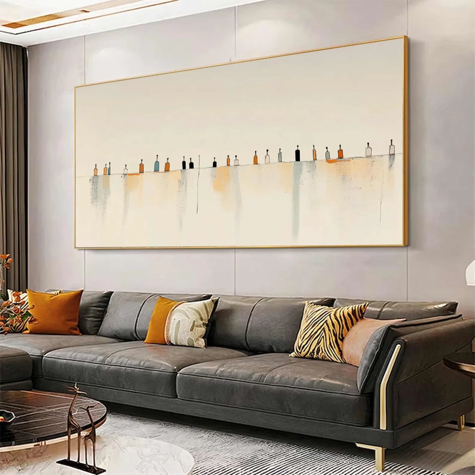 Minimalist Bottle Line Art | Subtle Charm