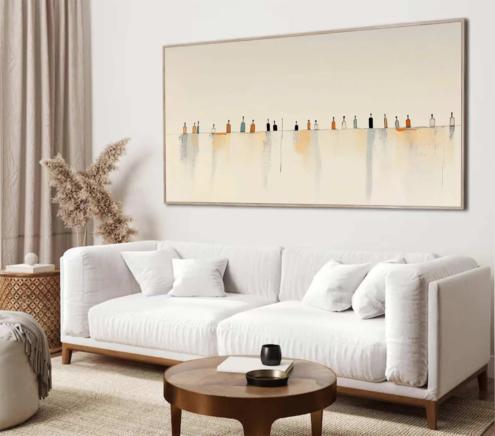 Minimalist Bottle Line Art | Subtle Charm