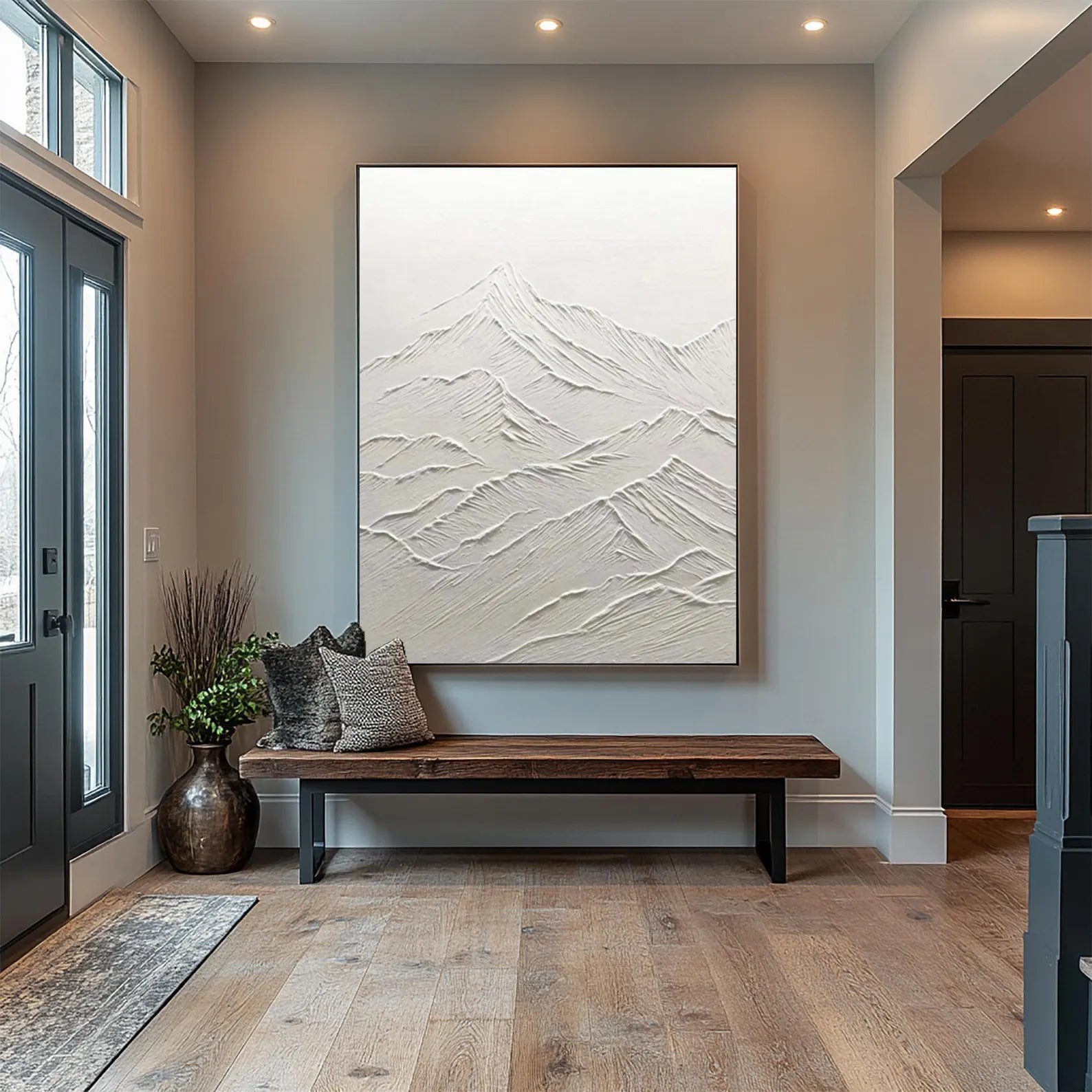 Textured Mountain Grandeur | Grey Peak