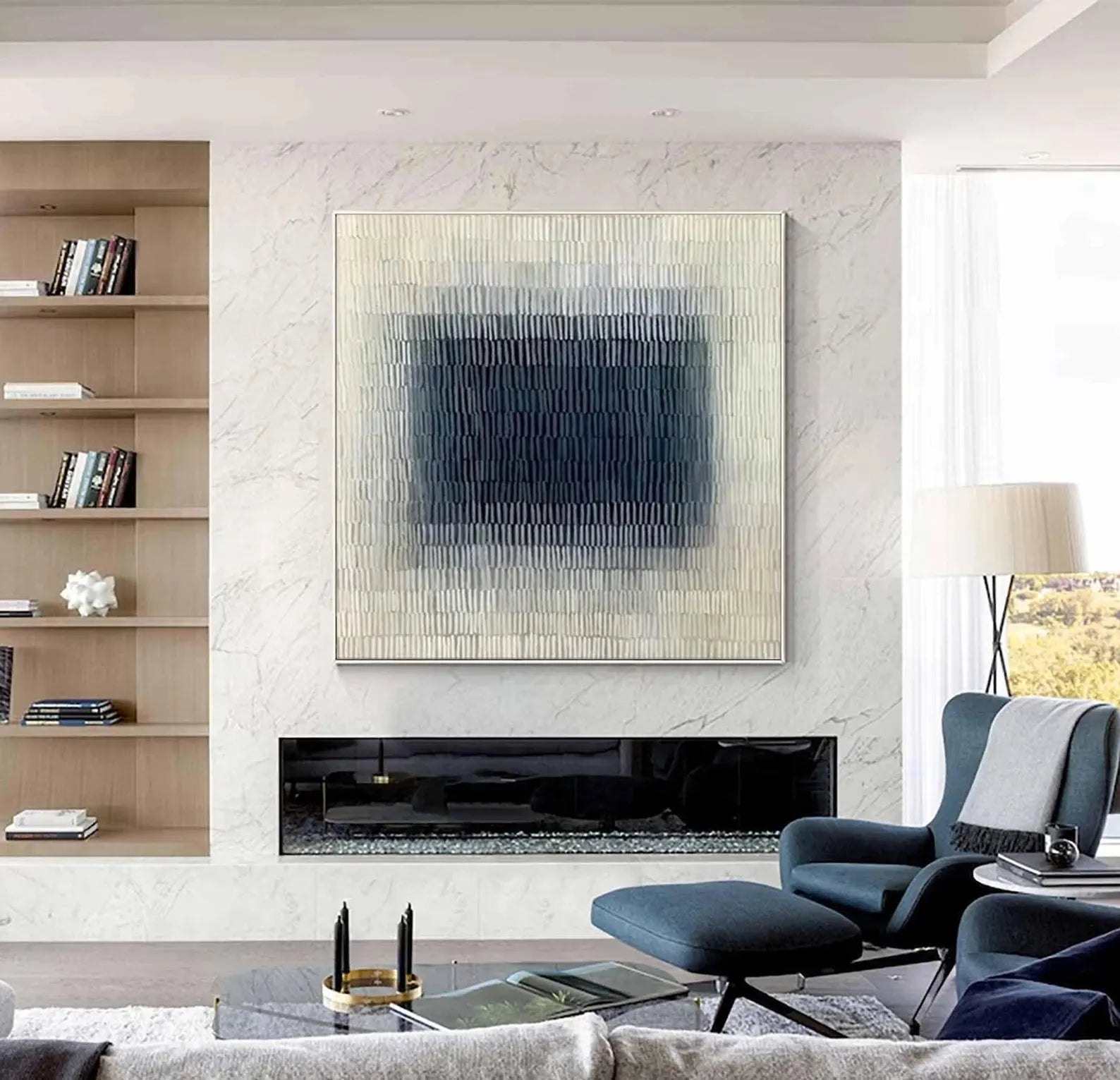 Textured Gradient Art | Understated Grace