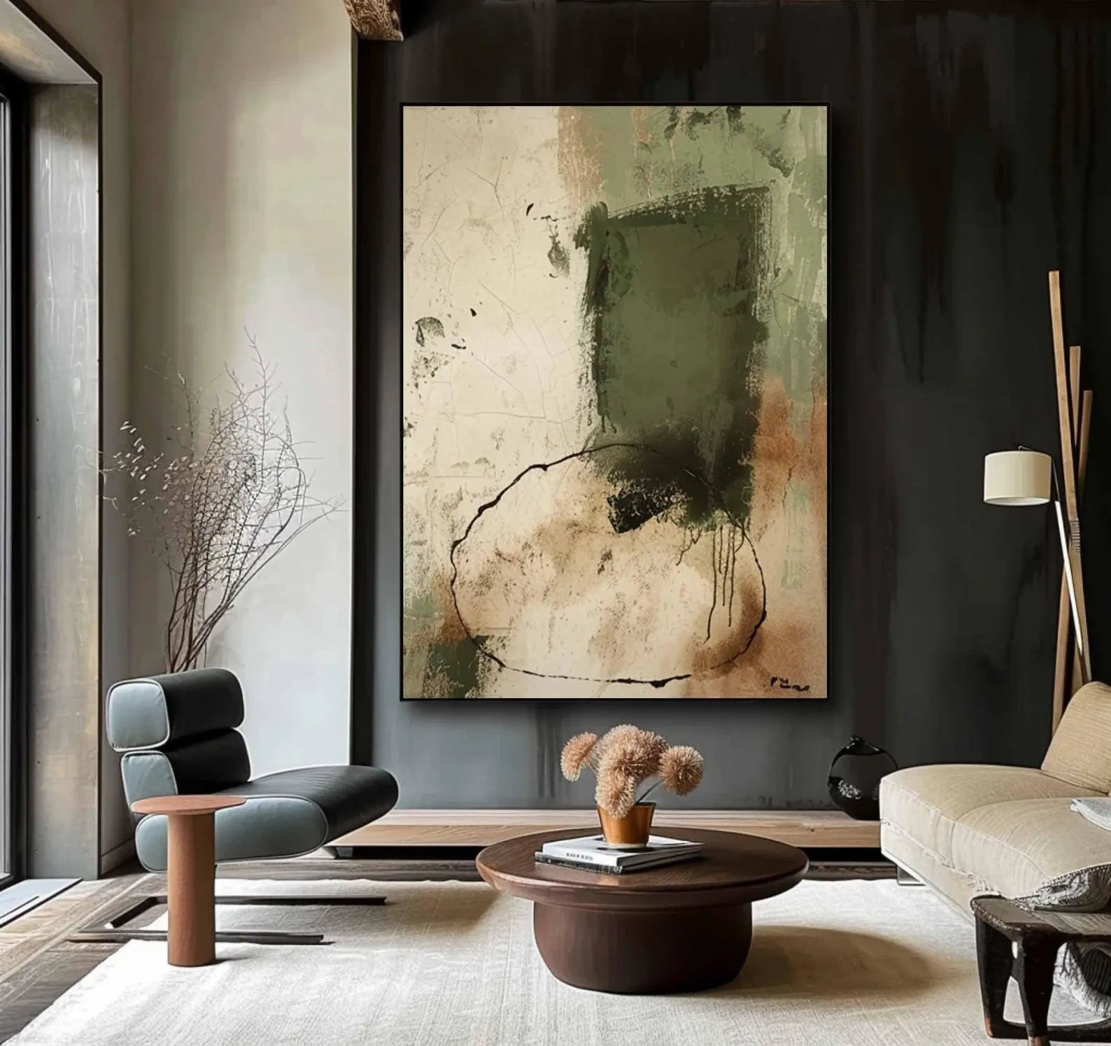 Earthy Tones Abstract Art | Subtle Tranquility