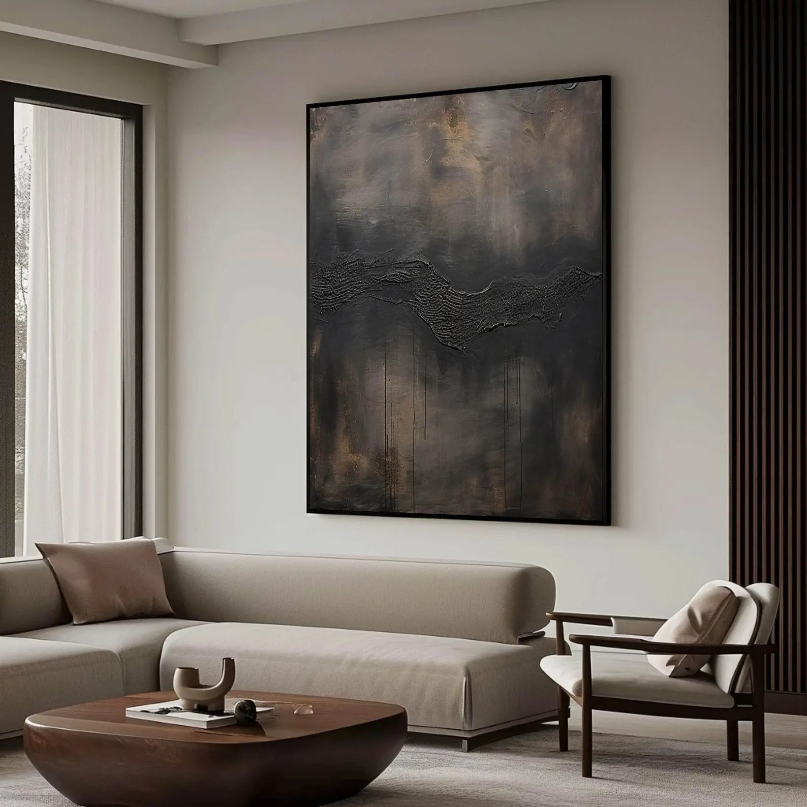 Textured Minimalist Abstract Art | Subtle Depth
