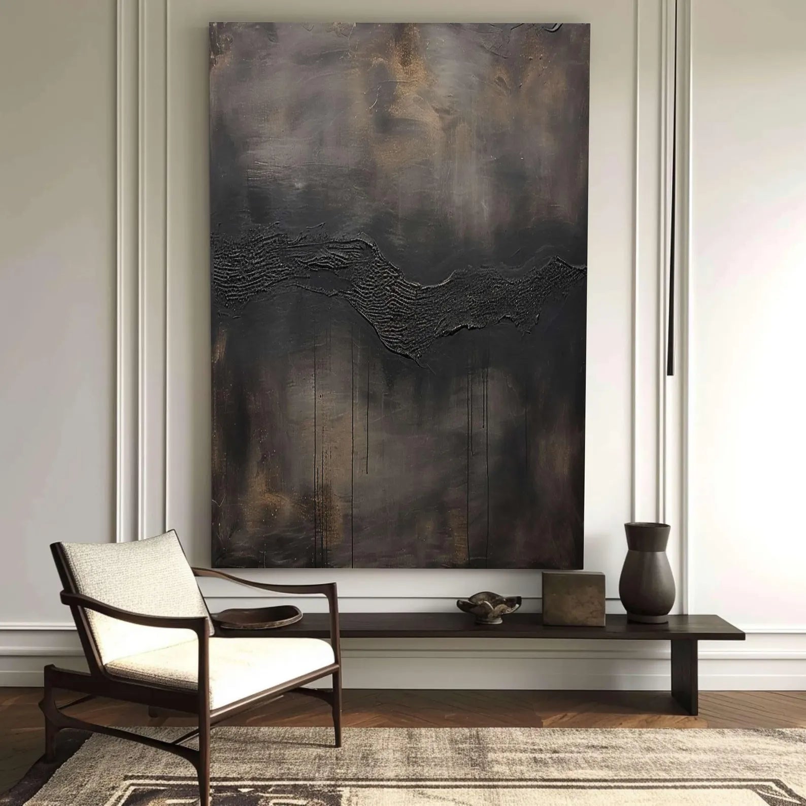 Textured Minimalist Abstract Art | Subtle Depth