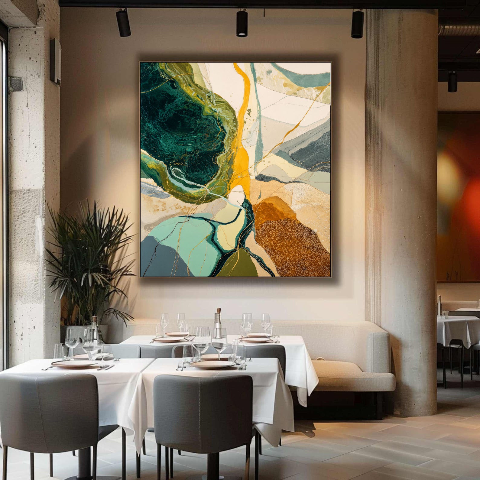 Textured Earthy Flow | Luxe Vibrancy