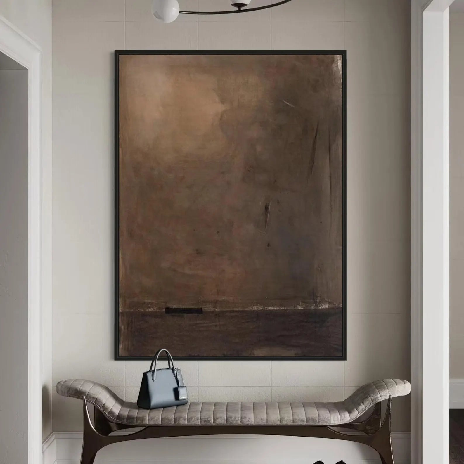 Minimalist Brown-Tone Art | Understated Elegance
