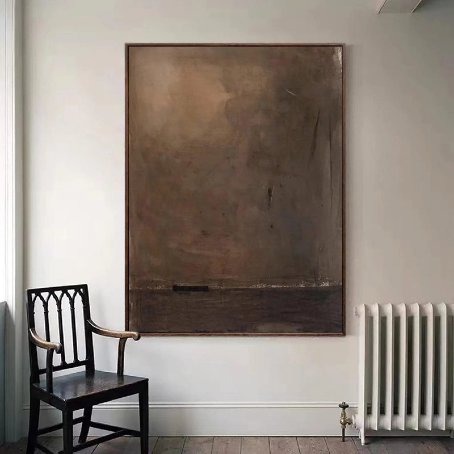 Minimalist Brown-Tone Art | Understated Elegance