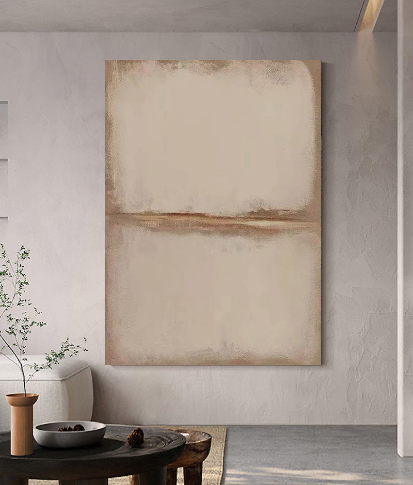 Textured Neutral Abstract | Elegant Luxe