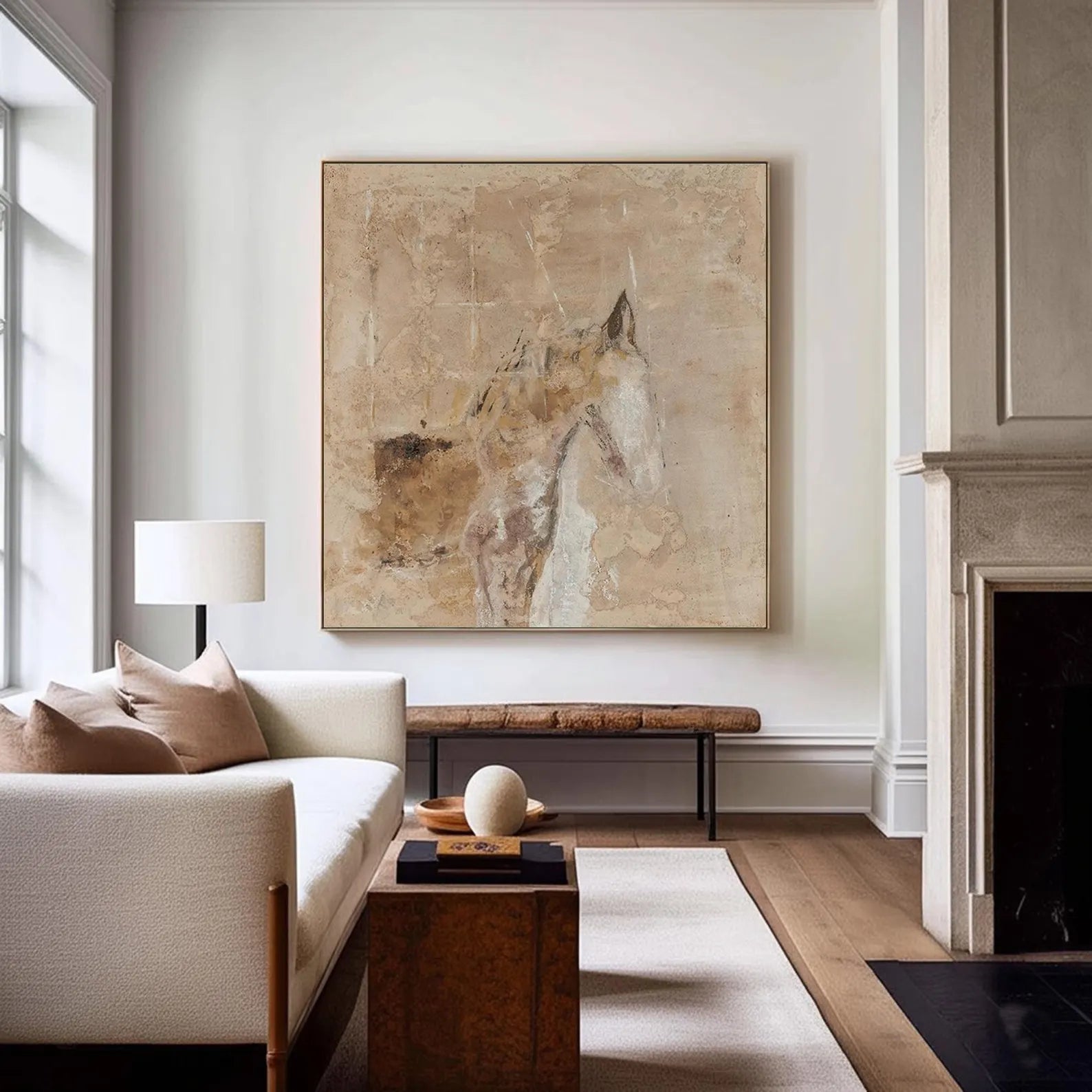 Textured Neutral Art | Organic Tranquility