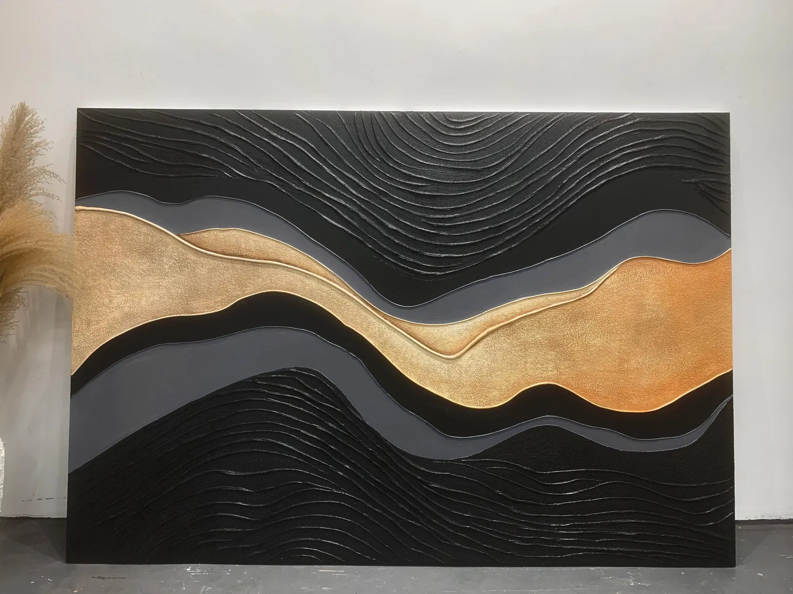 Textured Fluid Art | Luxurious Elegance