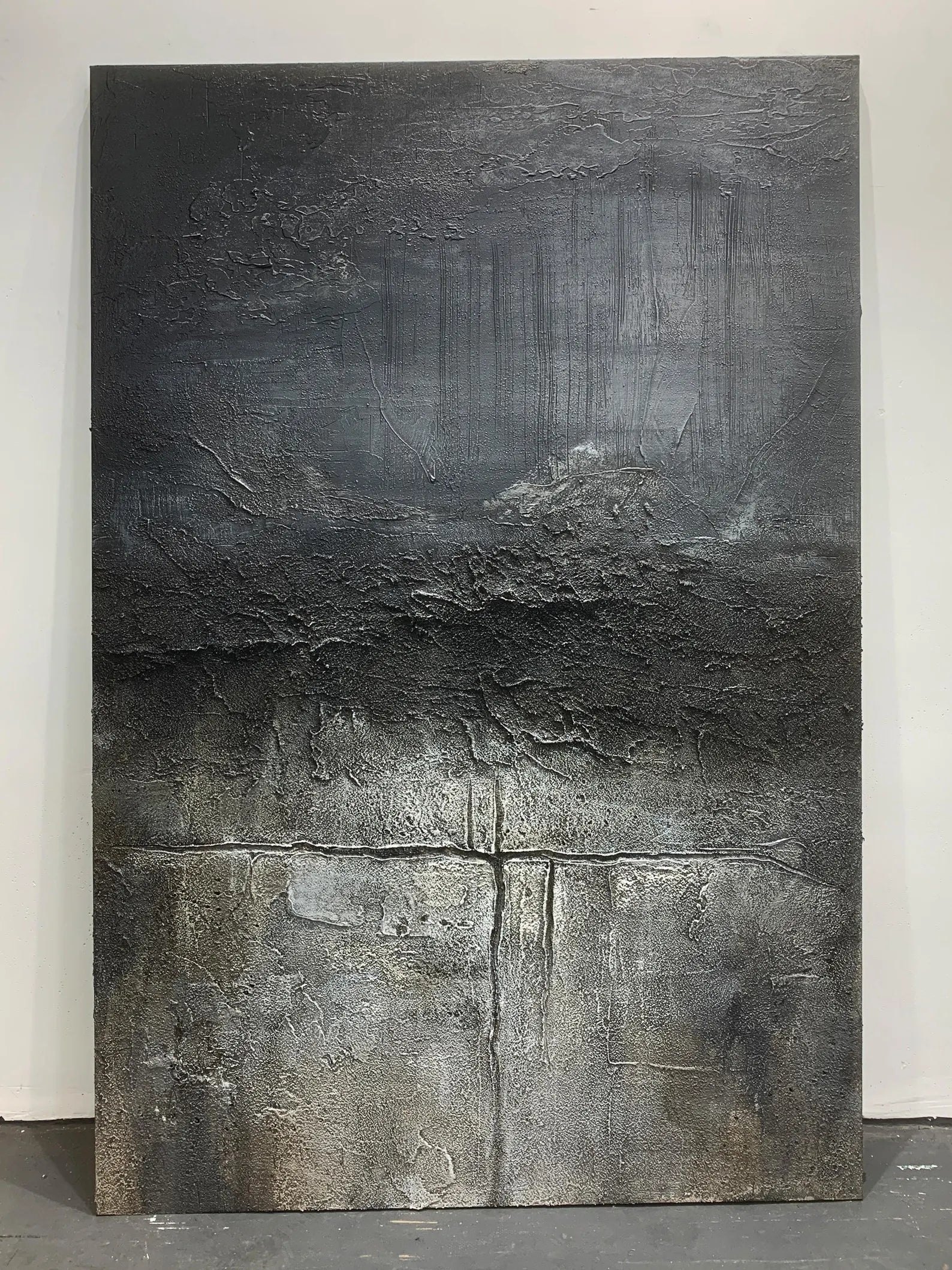 Textured Monochromatic Art | Bold Sophistication