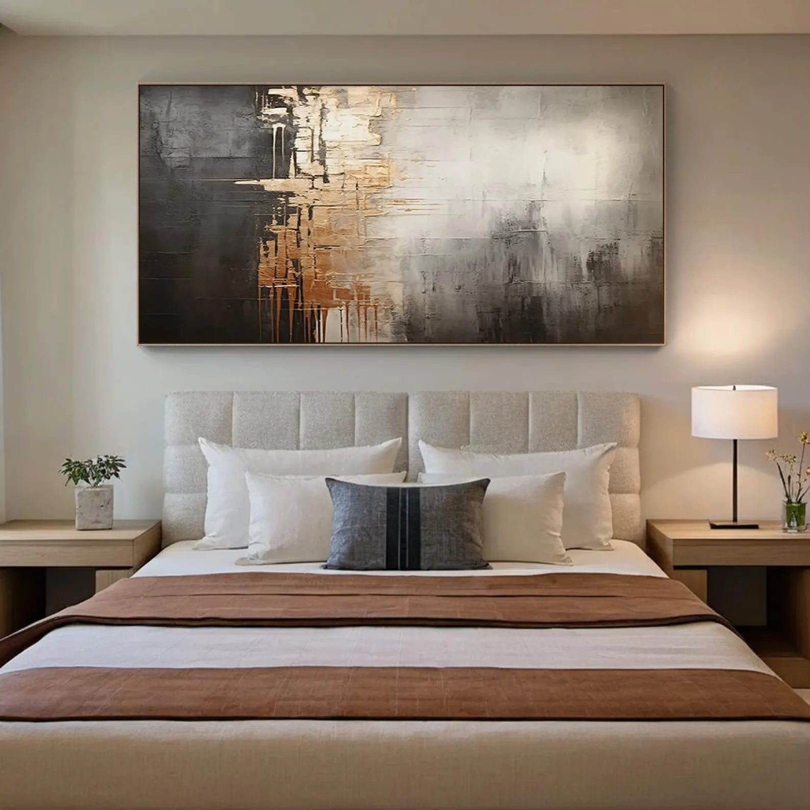 Textured Metallic Elegance | Gold Gray