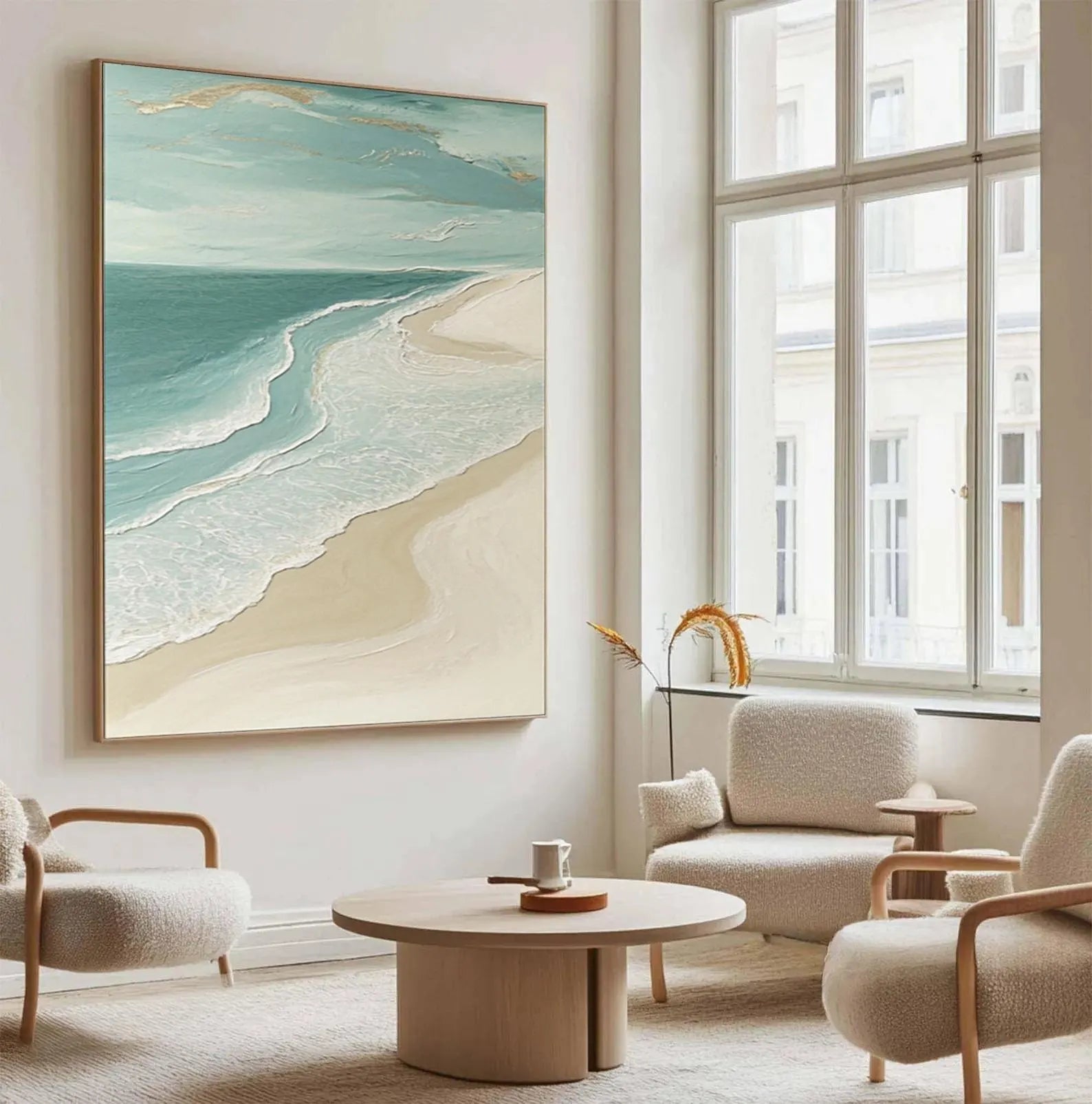 Coastal Seascape Art | Serene Vibe