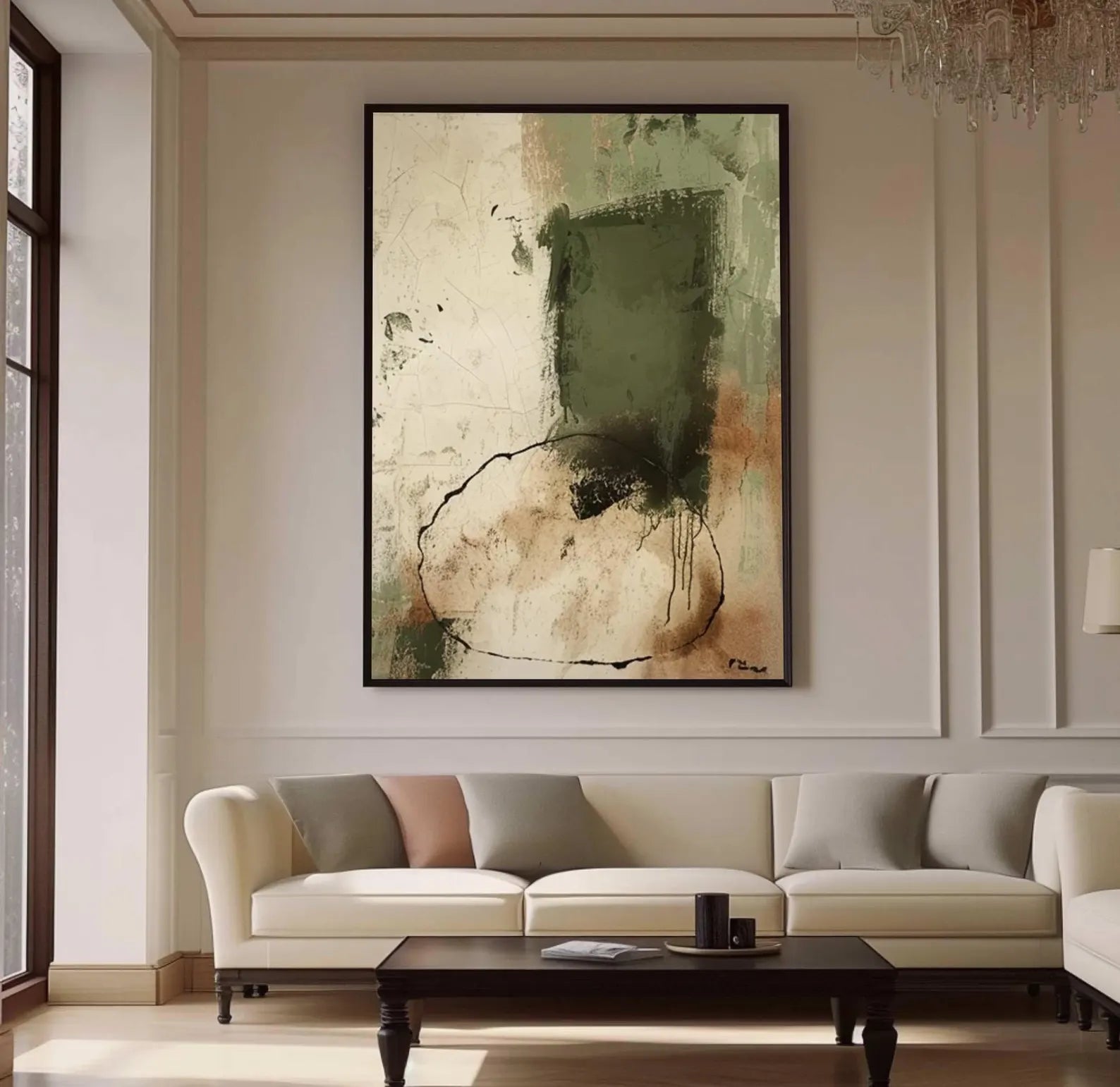 Earthy Tones Abstract Art | Subtle Tranquility