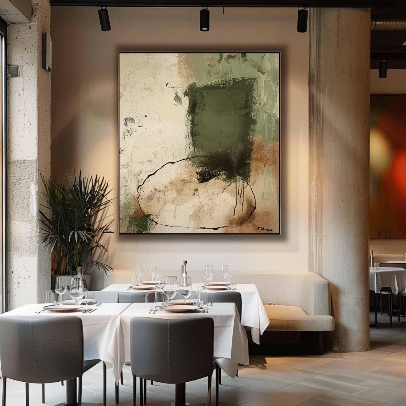 Earthy Tones Abstract Art | Subtle Tranquility