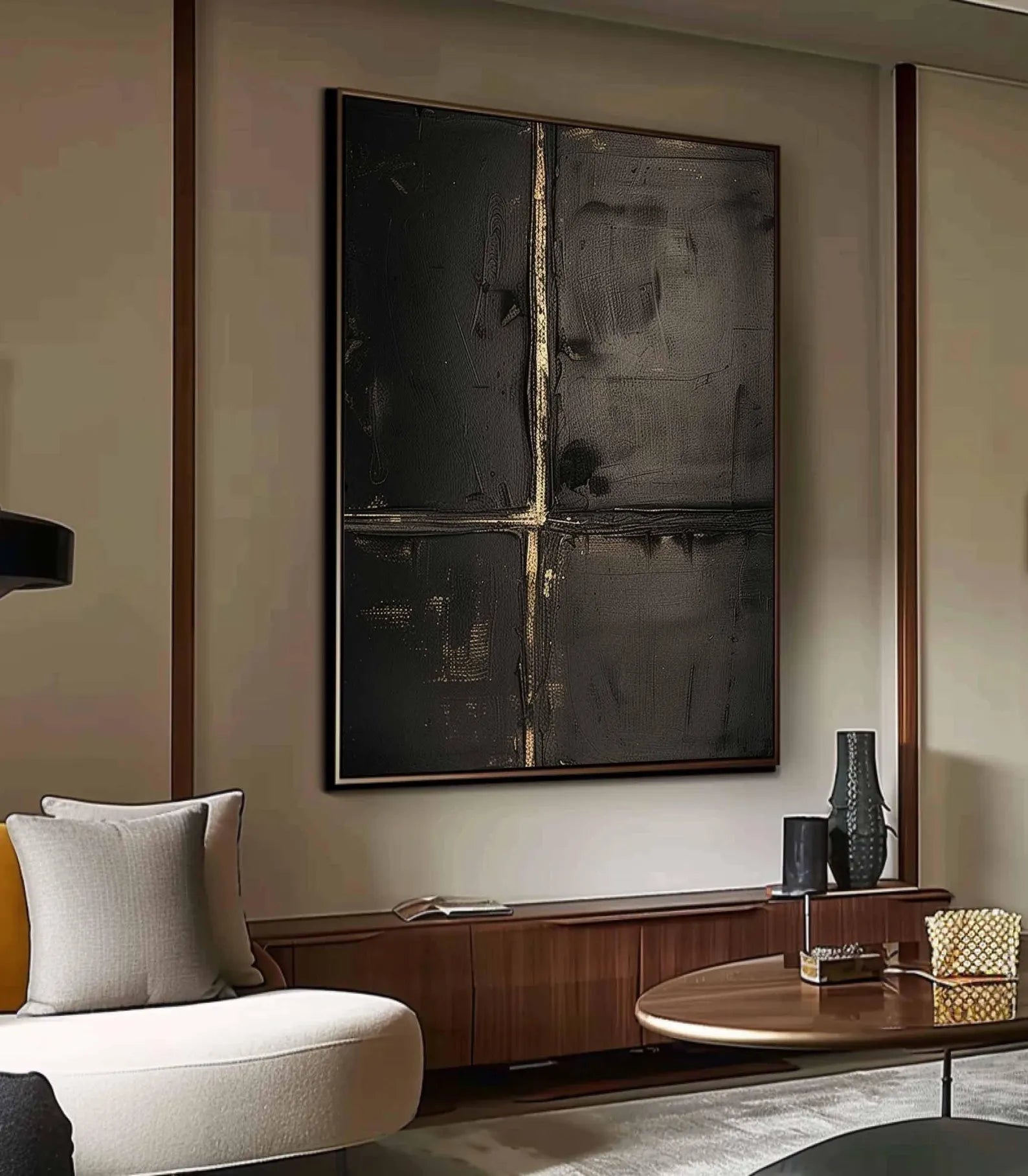 Abstract Geometric Art | Golden Divide
