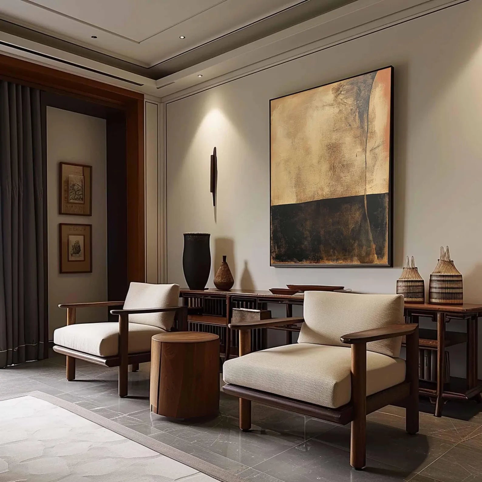 Textured Minimalist Art | Subtle Elegance