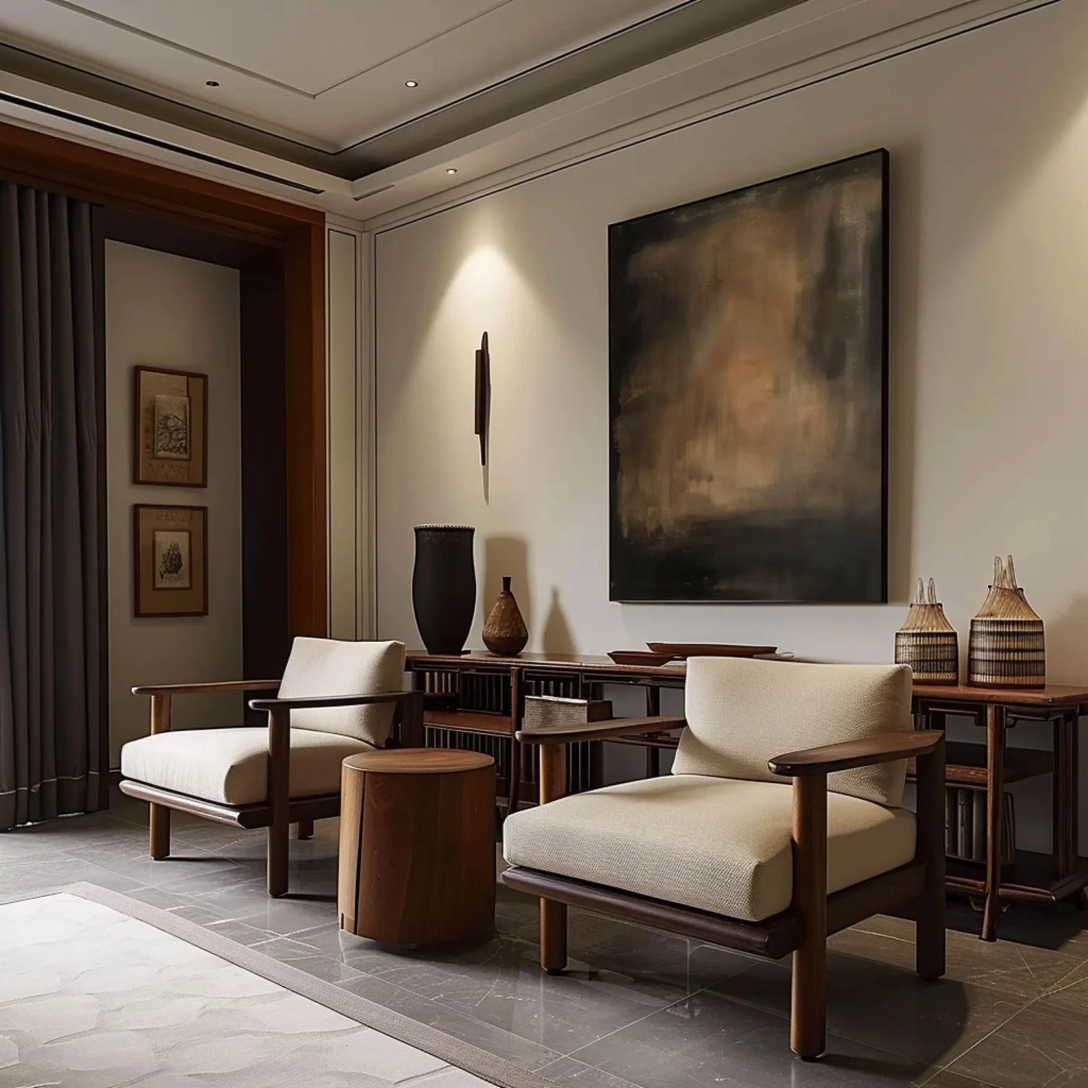 Textured Minimalist Abstract Art | Subtle Sophistication