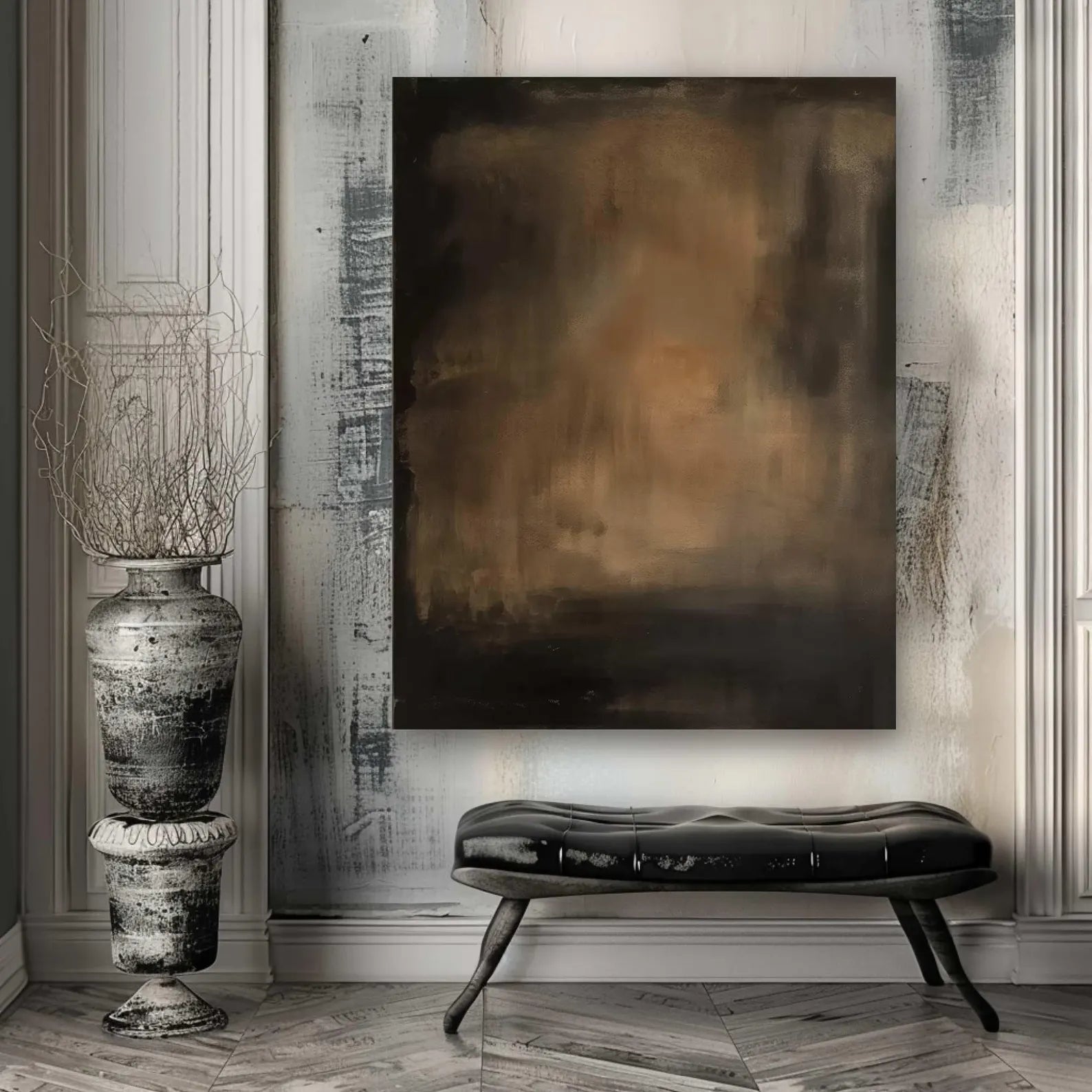 Textured Minimalist Abstract Art | Subtle Sophistication