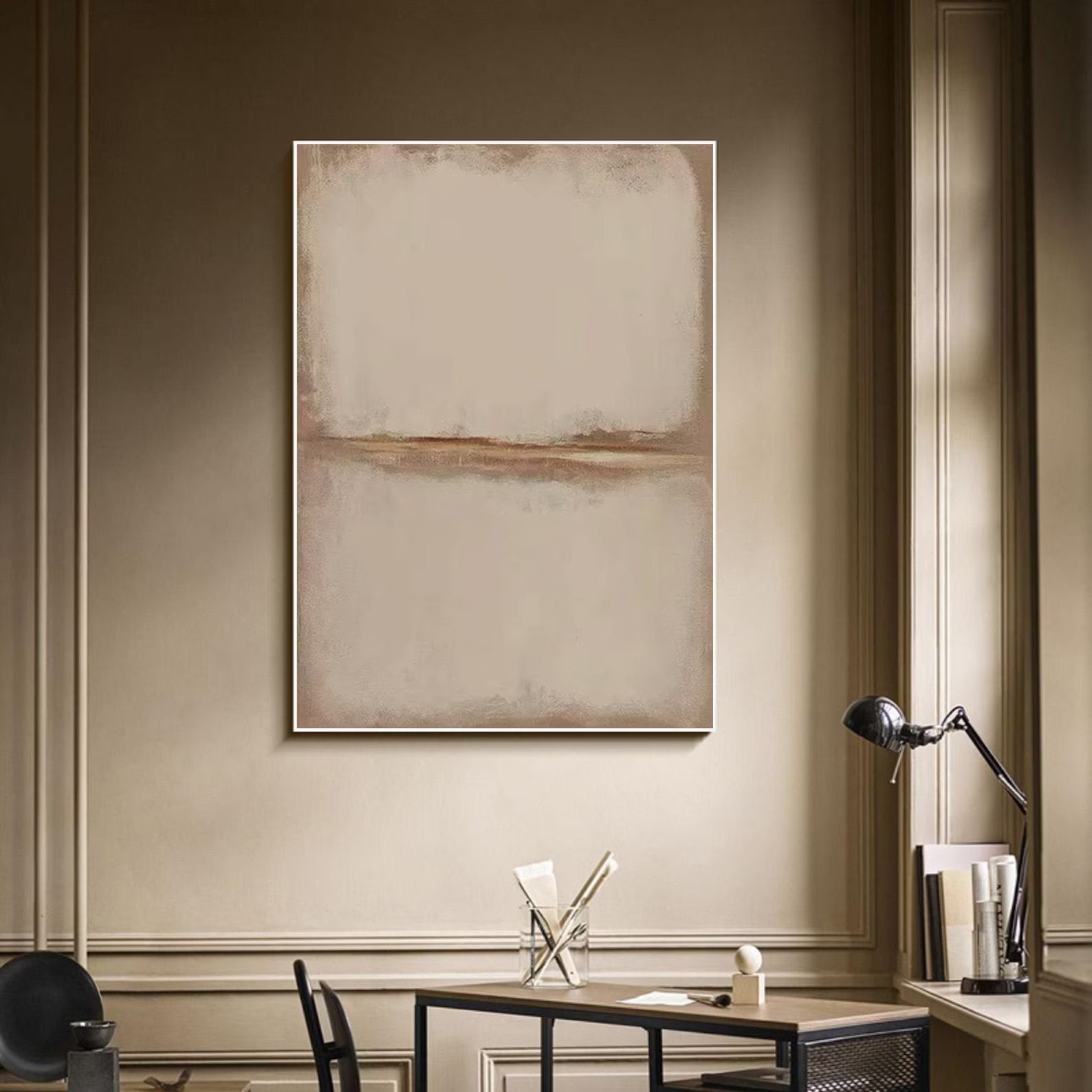 Textured Neutral Abstract | Elegant Luxe