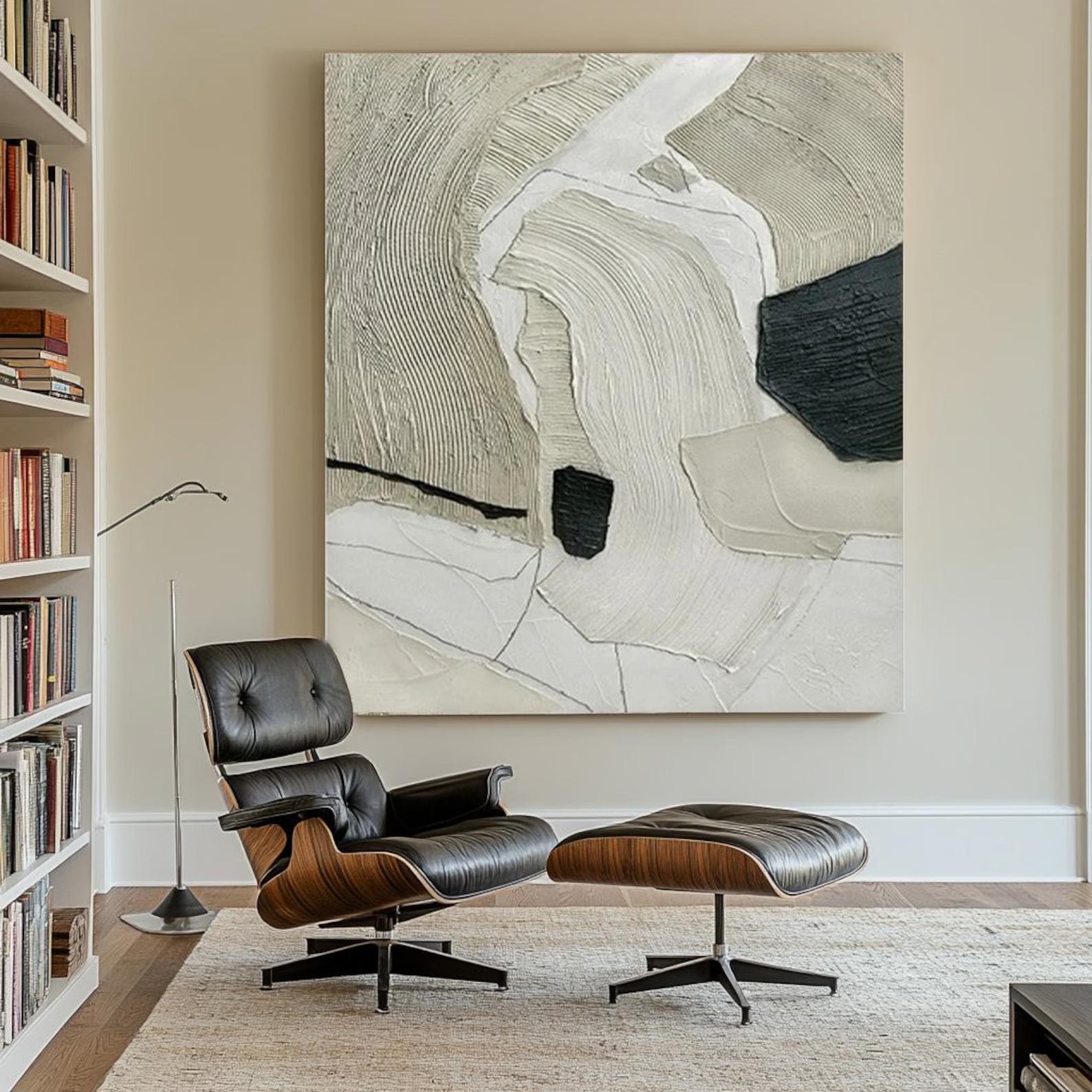 Textured Flowing Art | Subtle Modernity