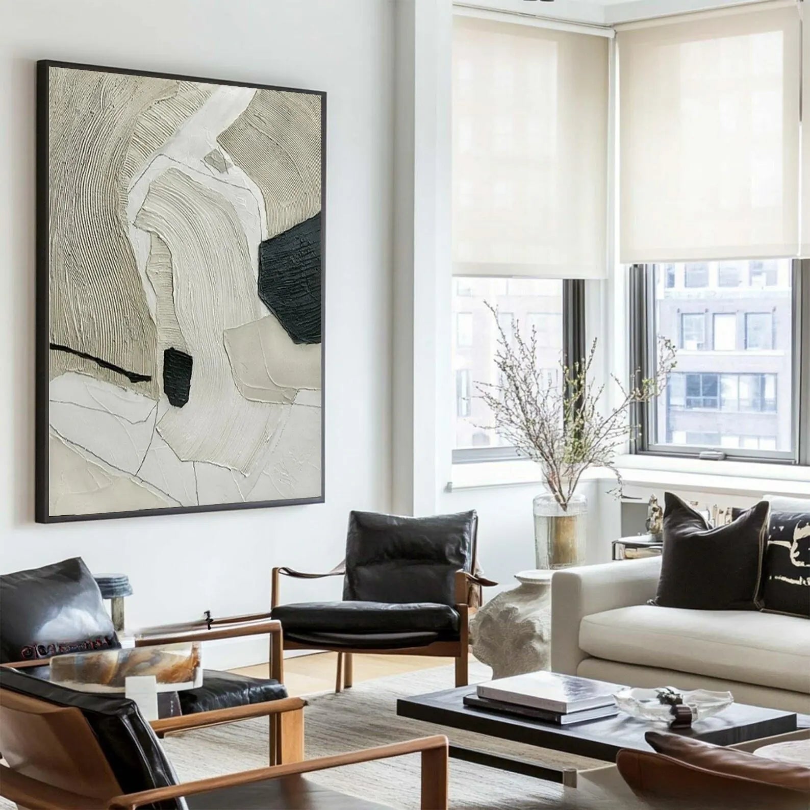 Textured Flowing Art | Subtle Modernity