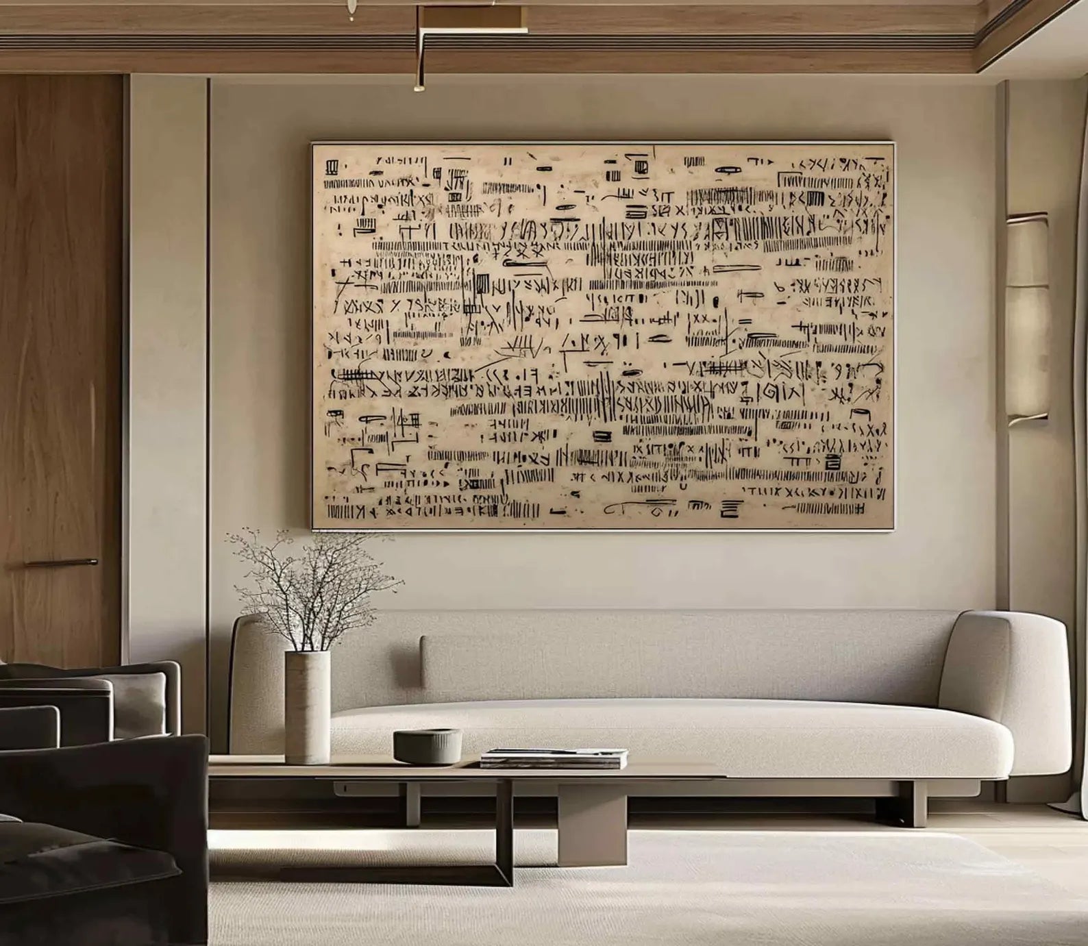 Linear Calligraphic Art | Eclectic Sophistication