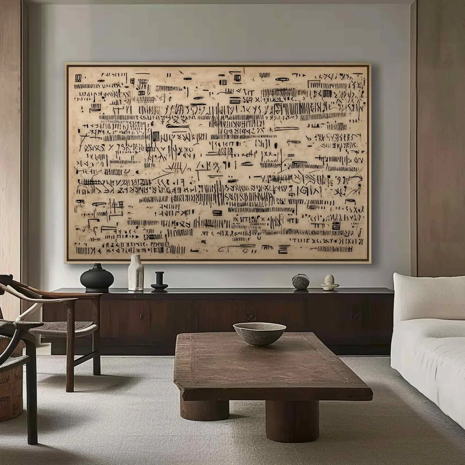 Linear Calligraphic Art | Eclectic Sophistication