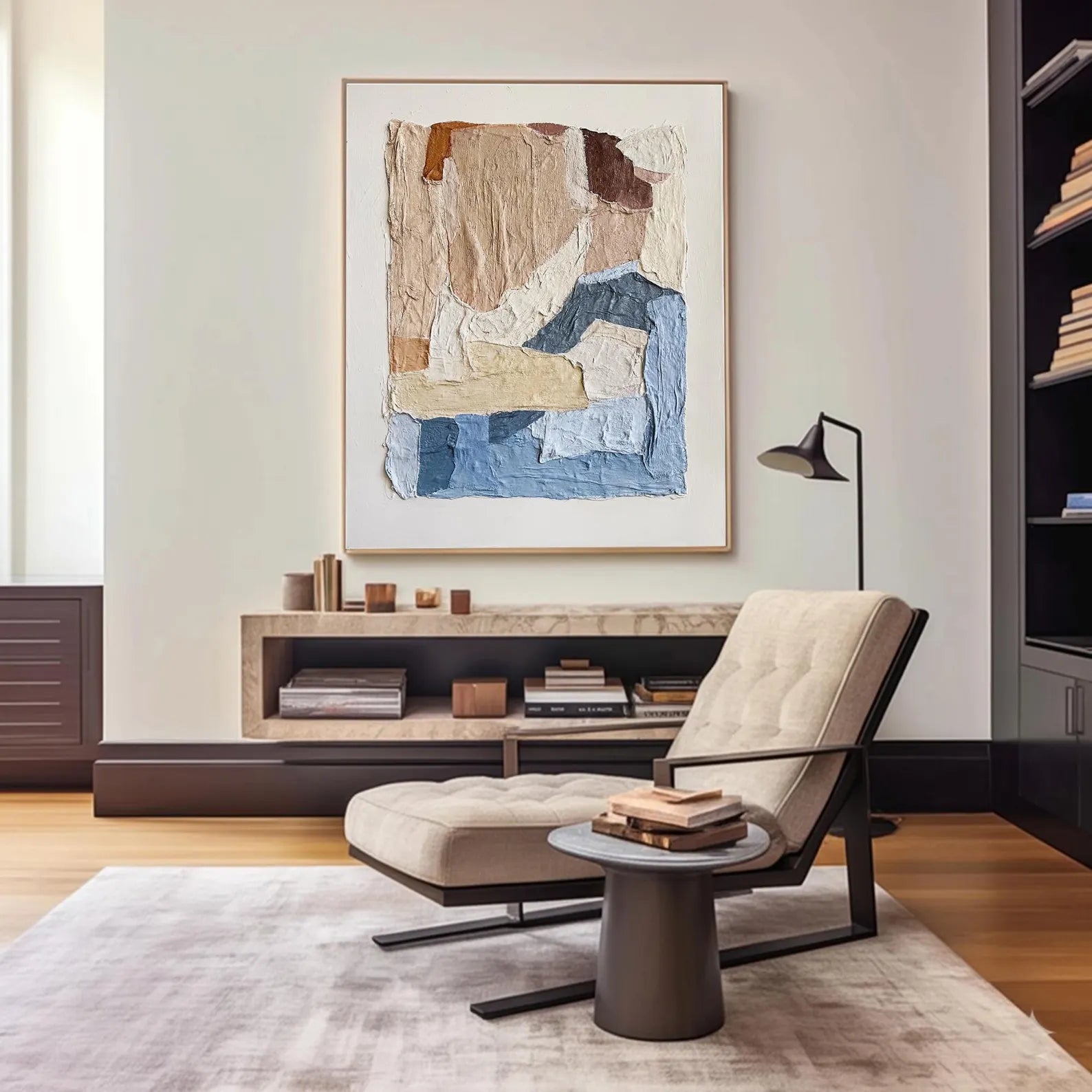 Textured Patchwork Art | Natural Refinement