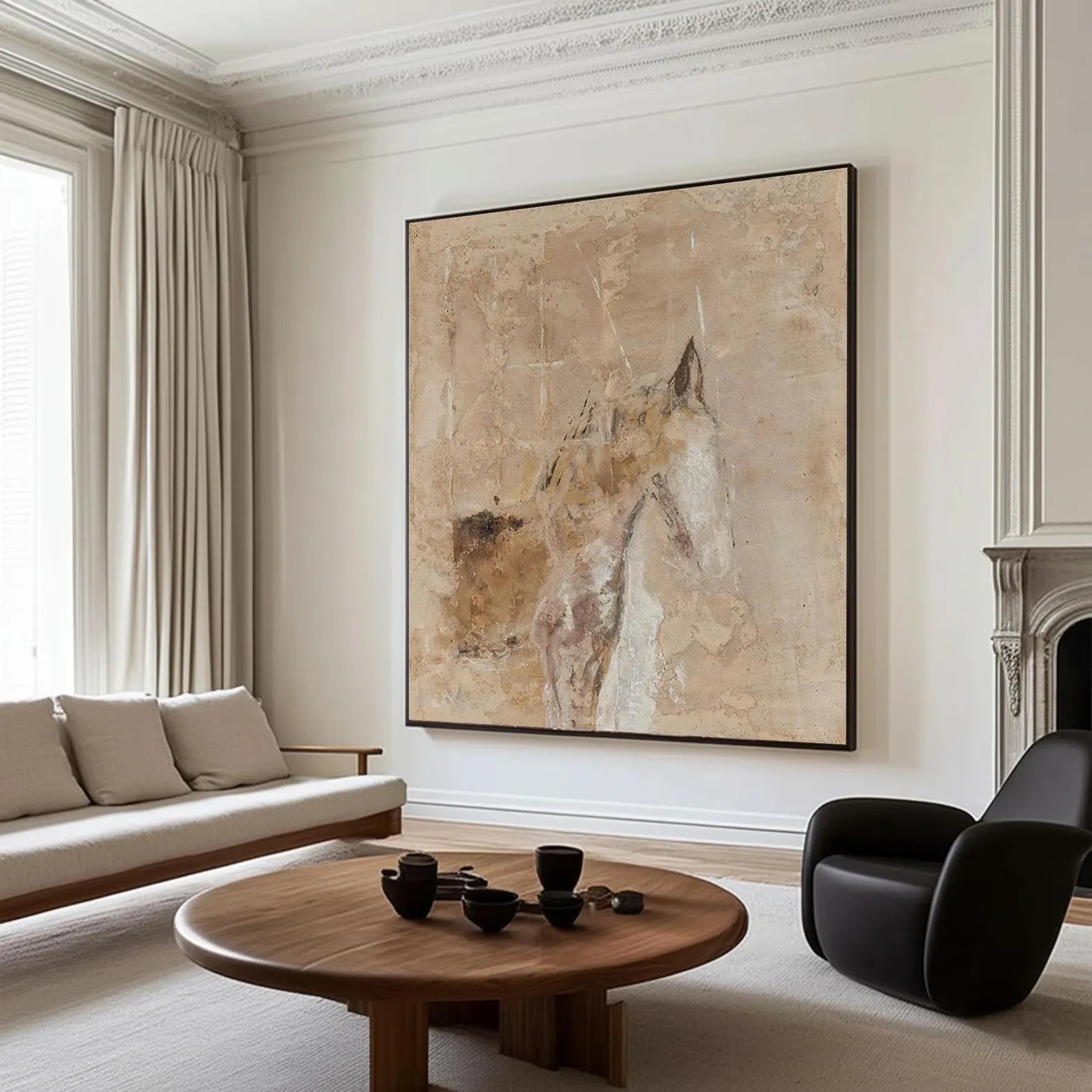 Textured Neutral Art | Organic Tranquility
