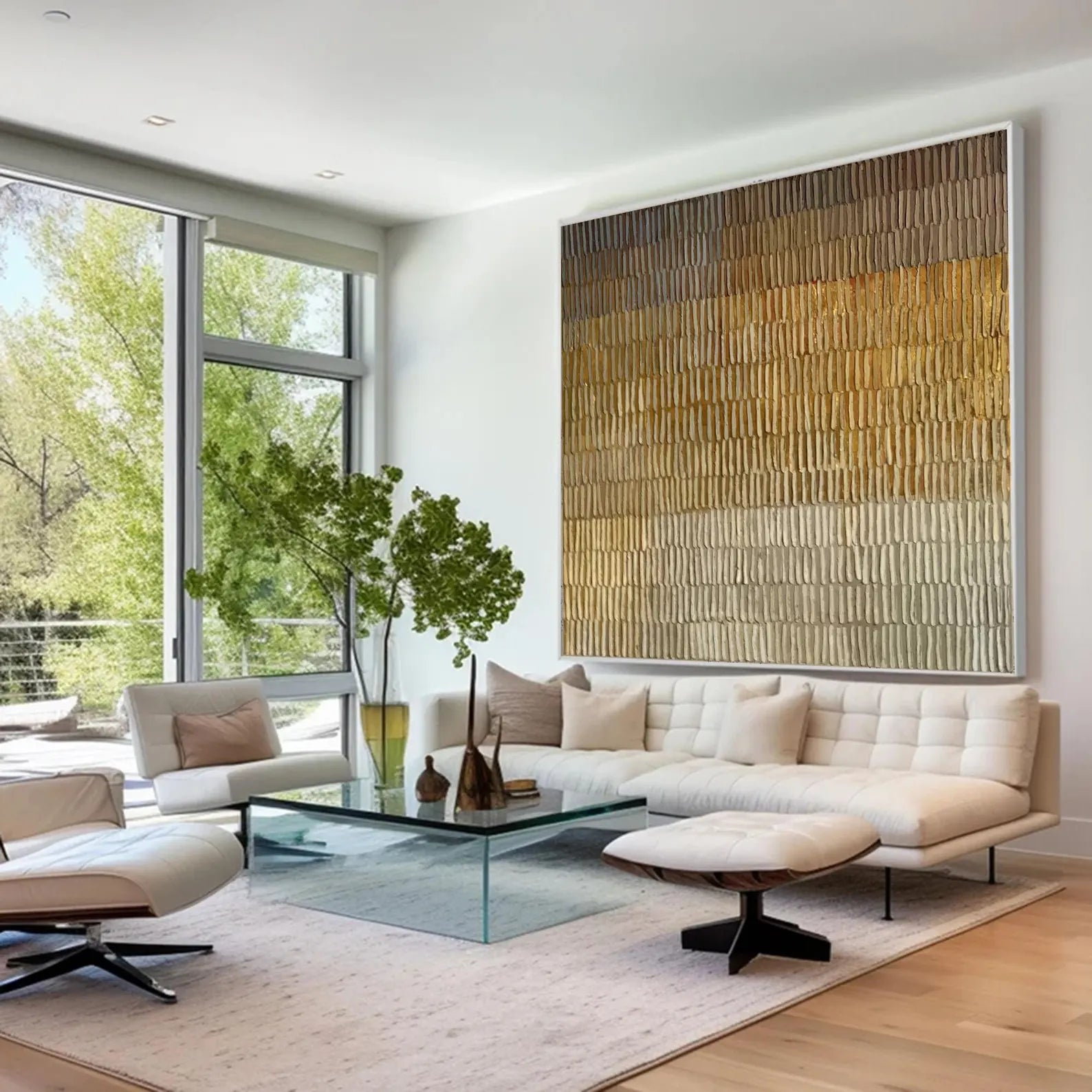 Textured Ombre Art | Sophisticated Calm