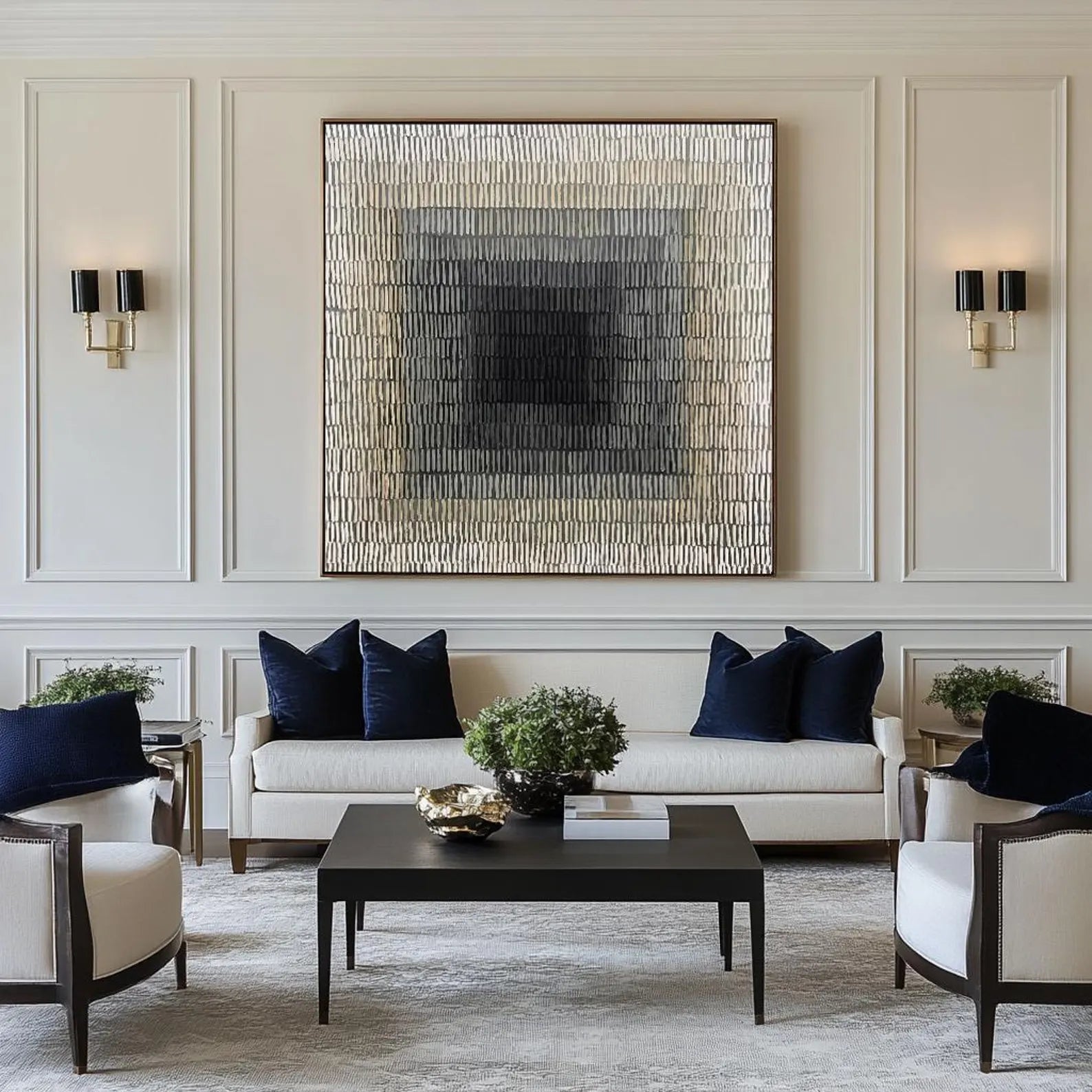 Textured Tonal Art | Polished Tranquility