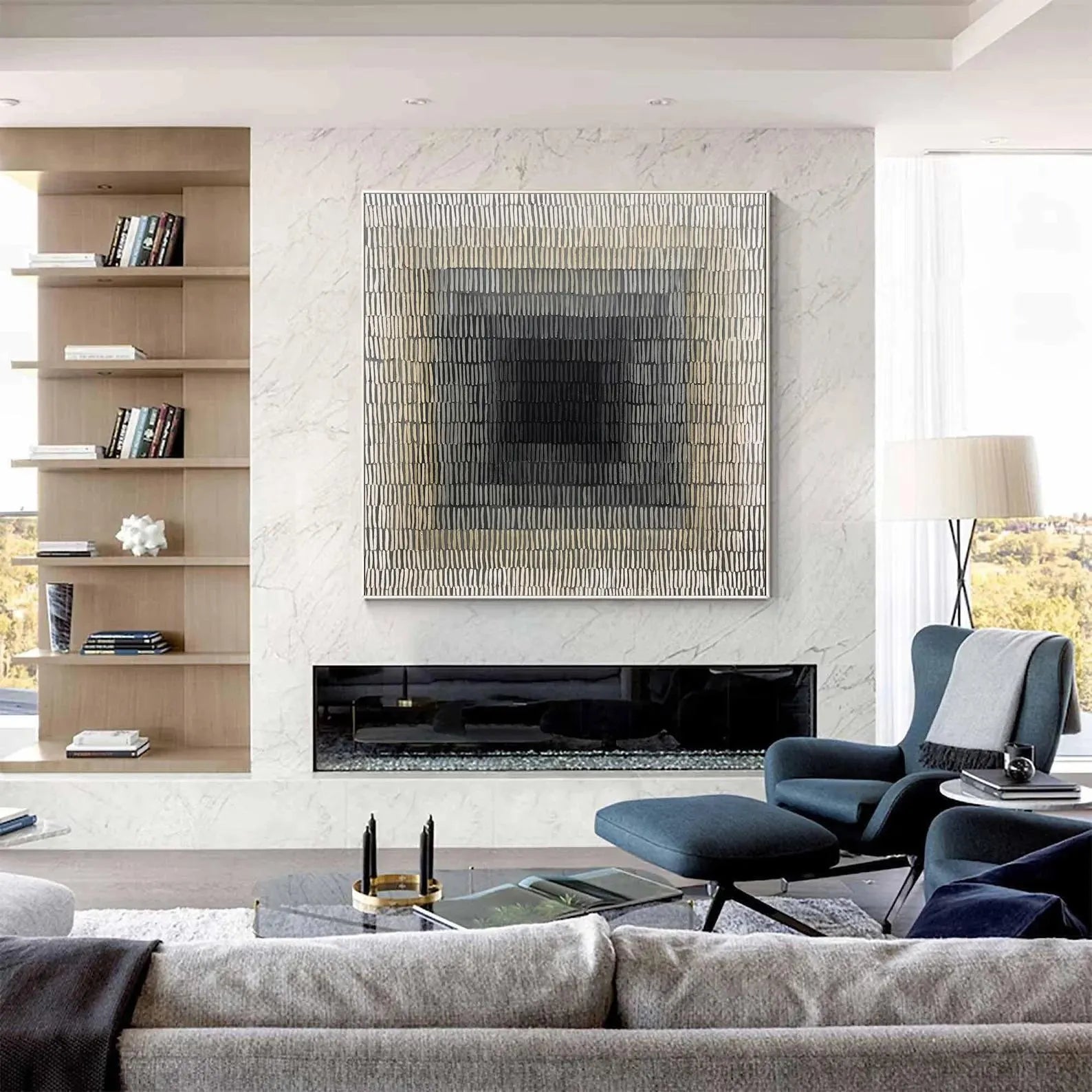 Textured Tonal Art | Polished Tranquility