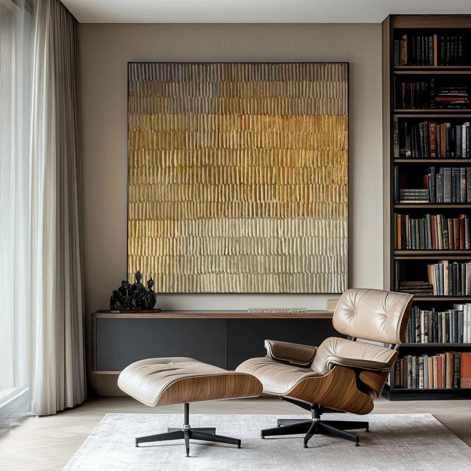 Textured Ombre Art | Sophisticated Calm