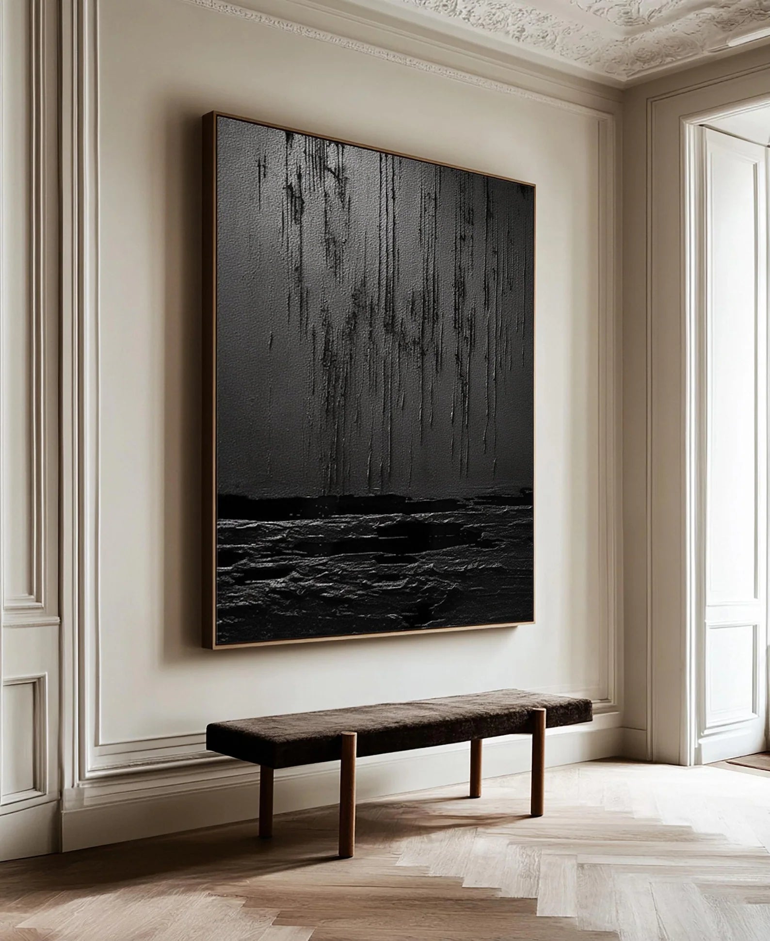 Textured Dark Majesty | Black Flow