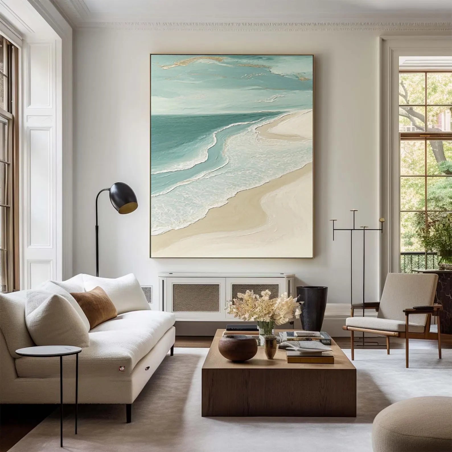 Coastal Seascape Art | Serene Vibe