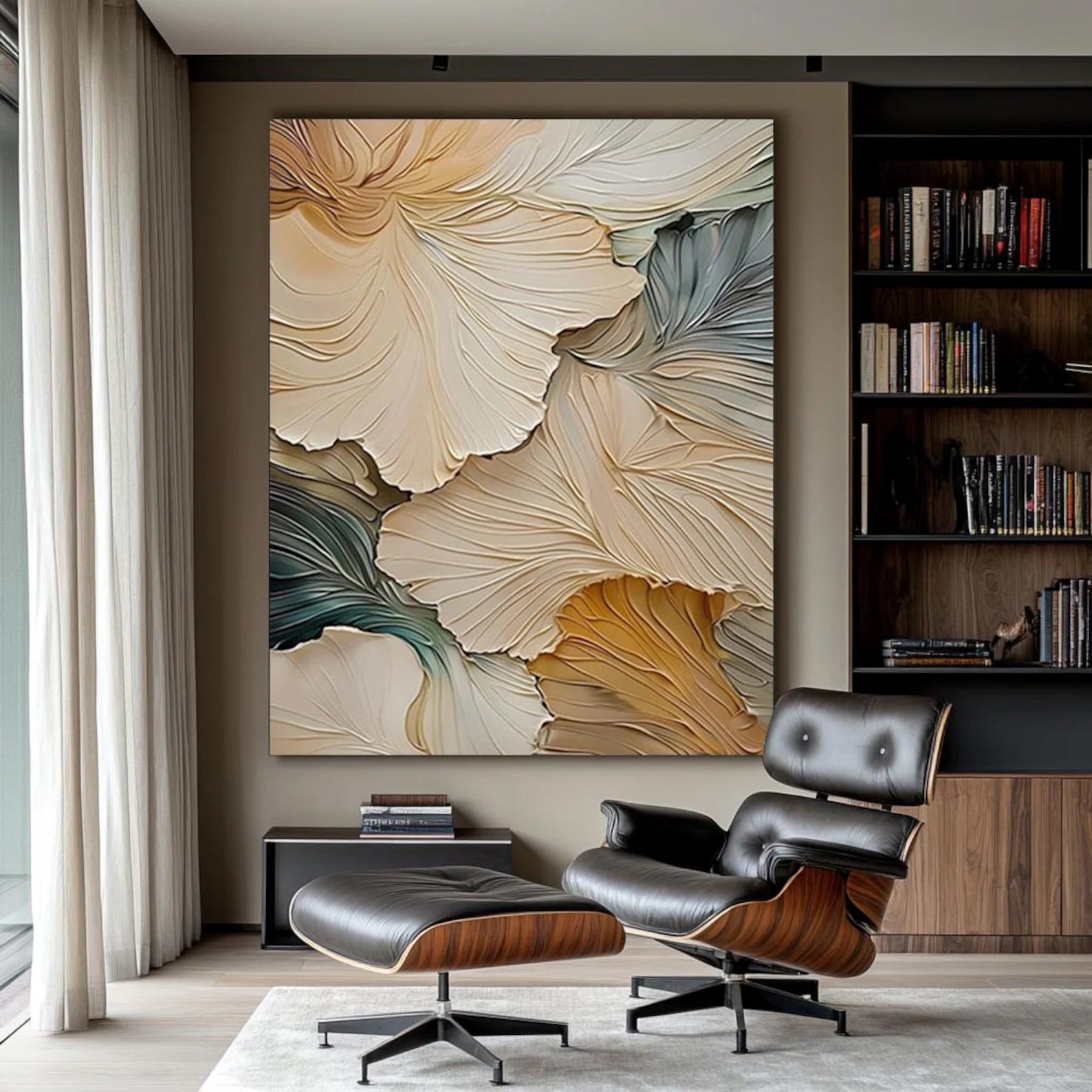 Textured Floral Art | Timeless Grace