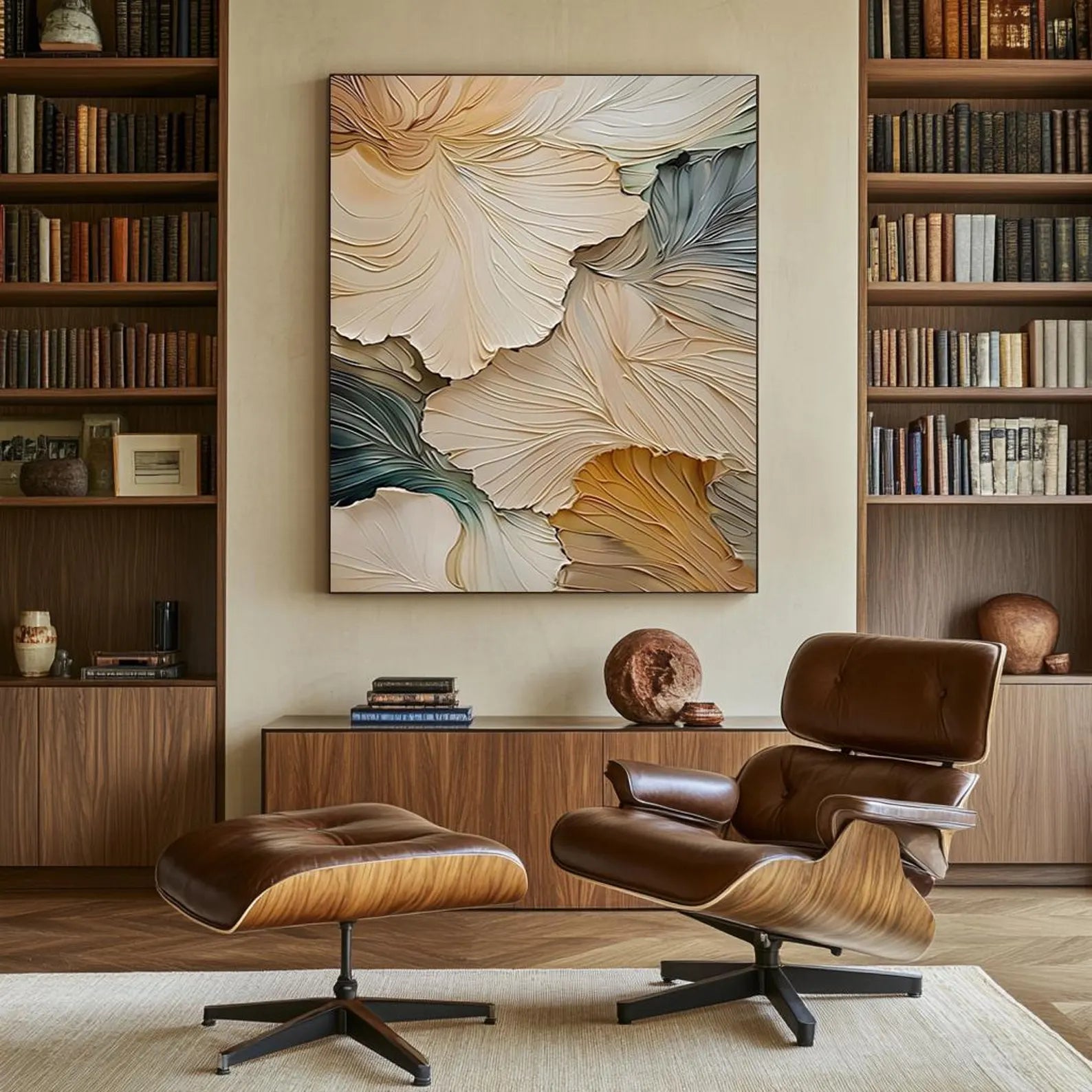 Textured Floral Art | Timeless Grace