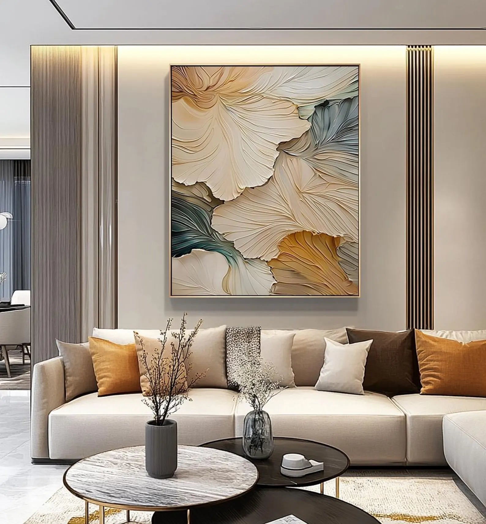 Textured Floral Art | Timeless Grace