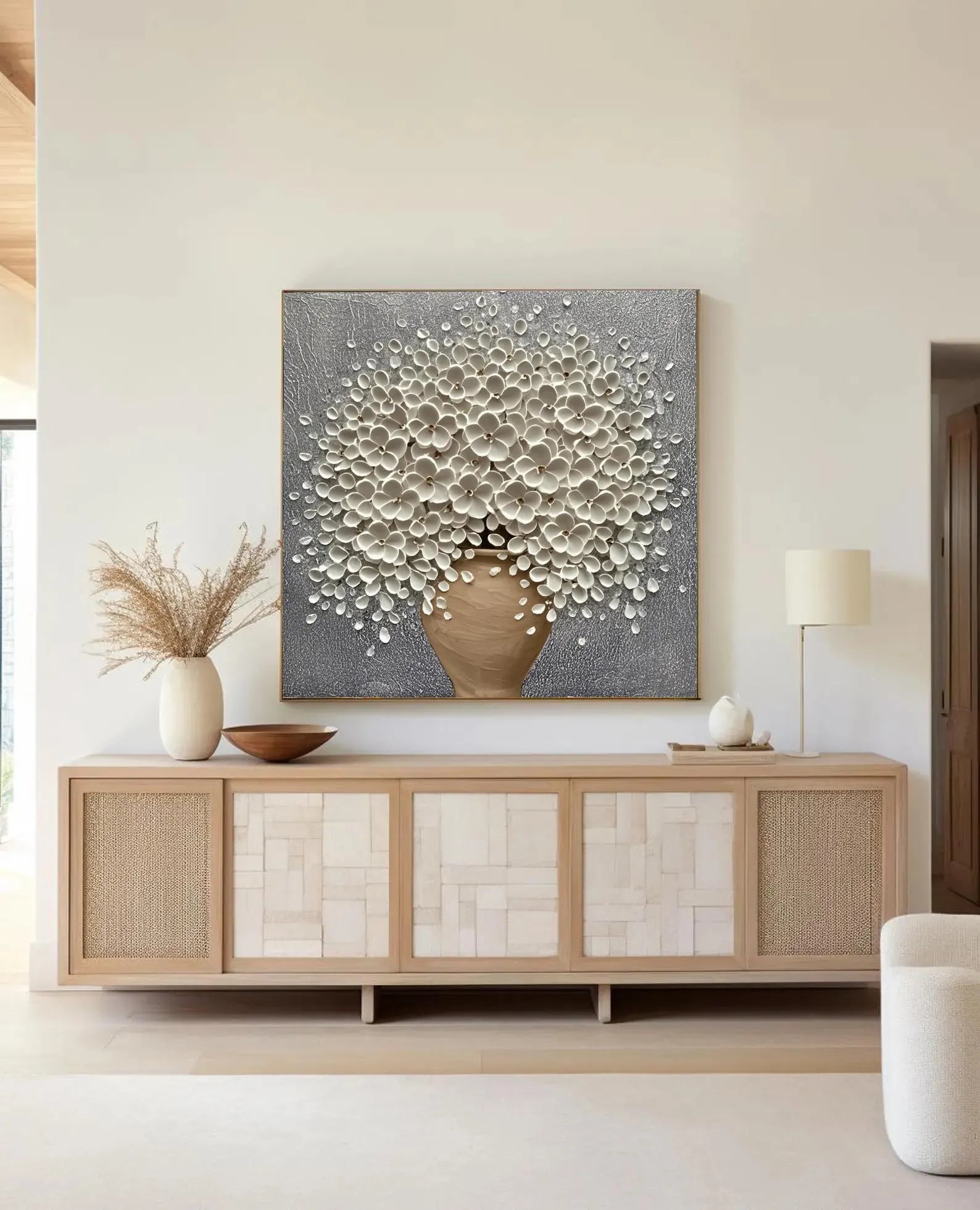 Textured Floral Opulence | Polished Elegance