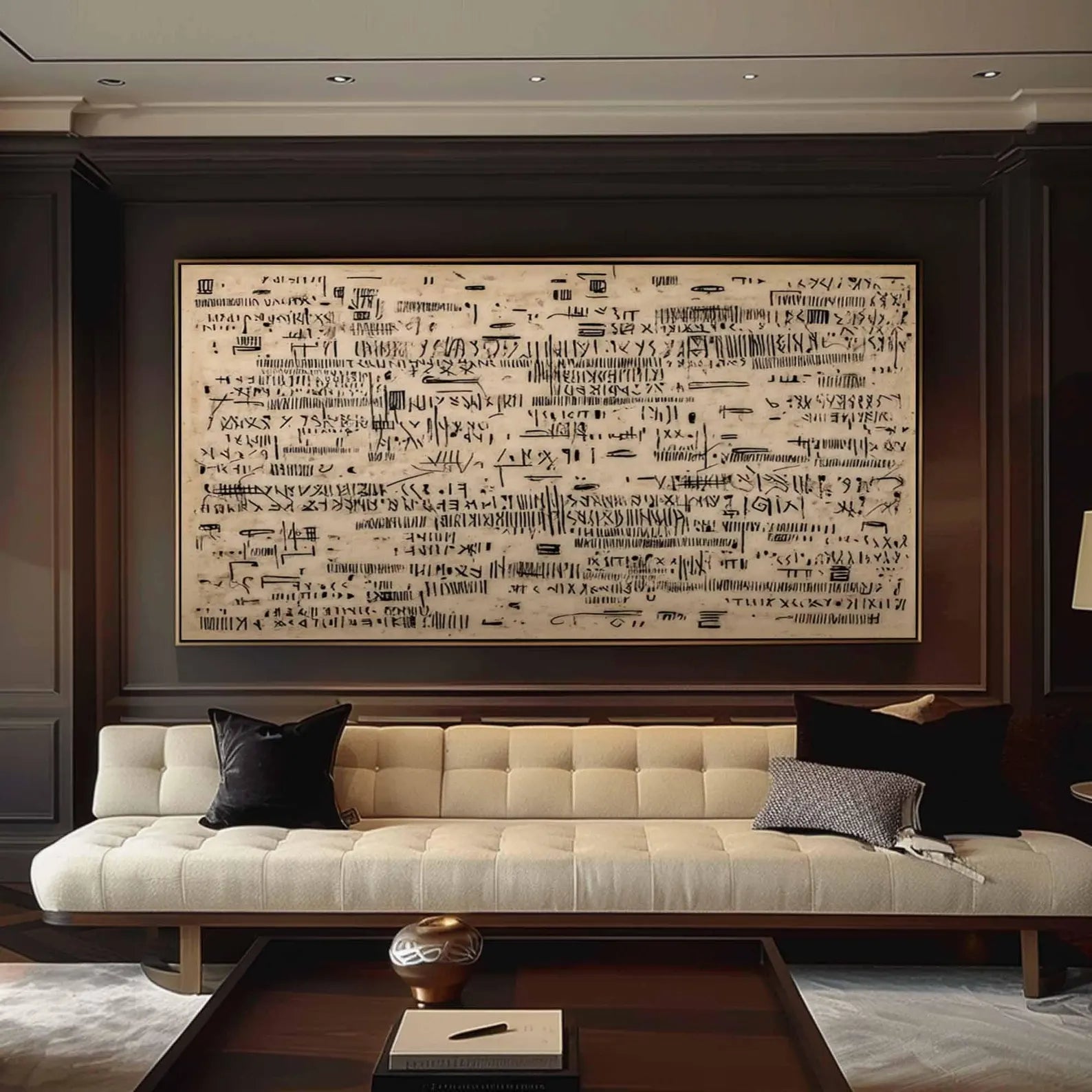 Linear Calligraphic Art | Eclectic Sophistication