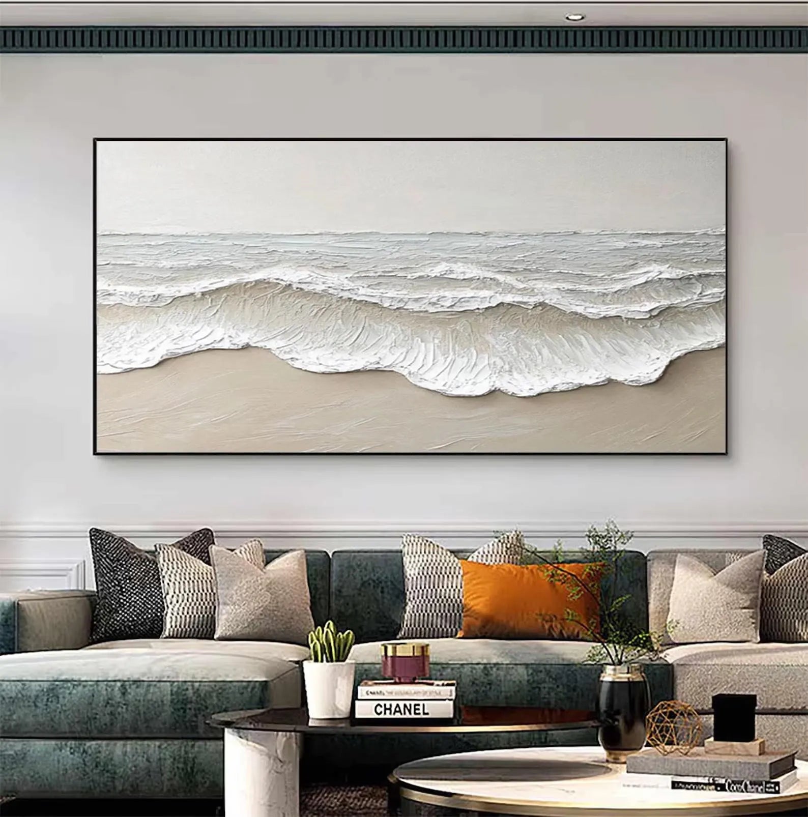 Textured Ocean Surge | Creamy Foam