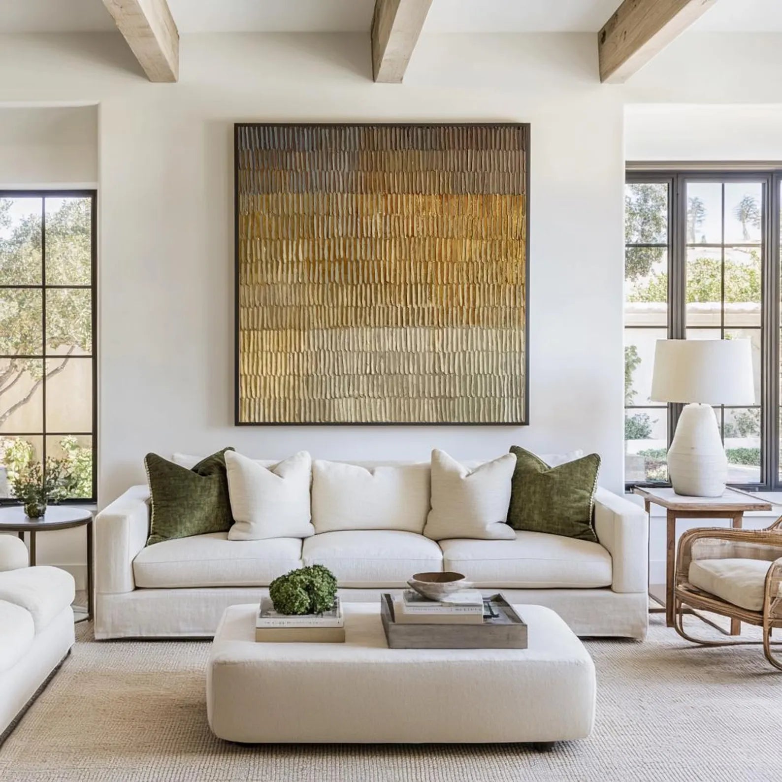 Textured Ombre Art | Sophisticated Calm