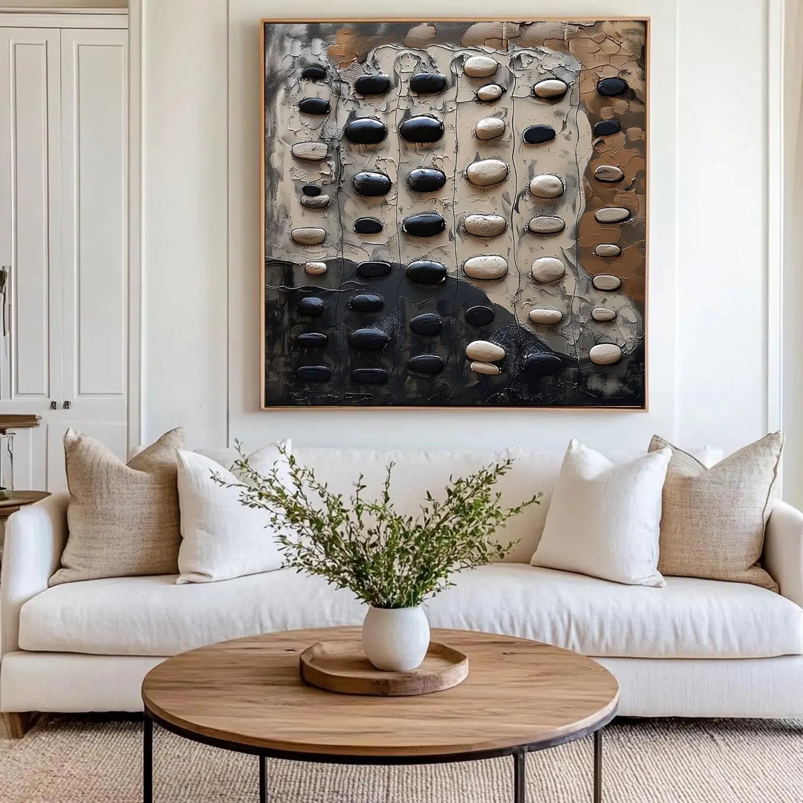 Textured Pebble Art | Elegant Earthiness