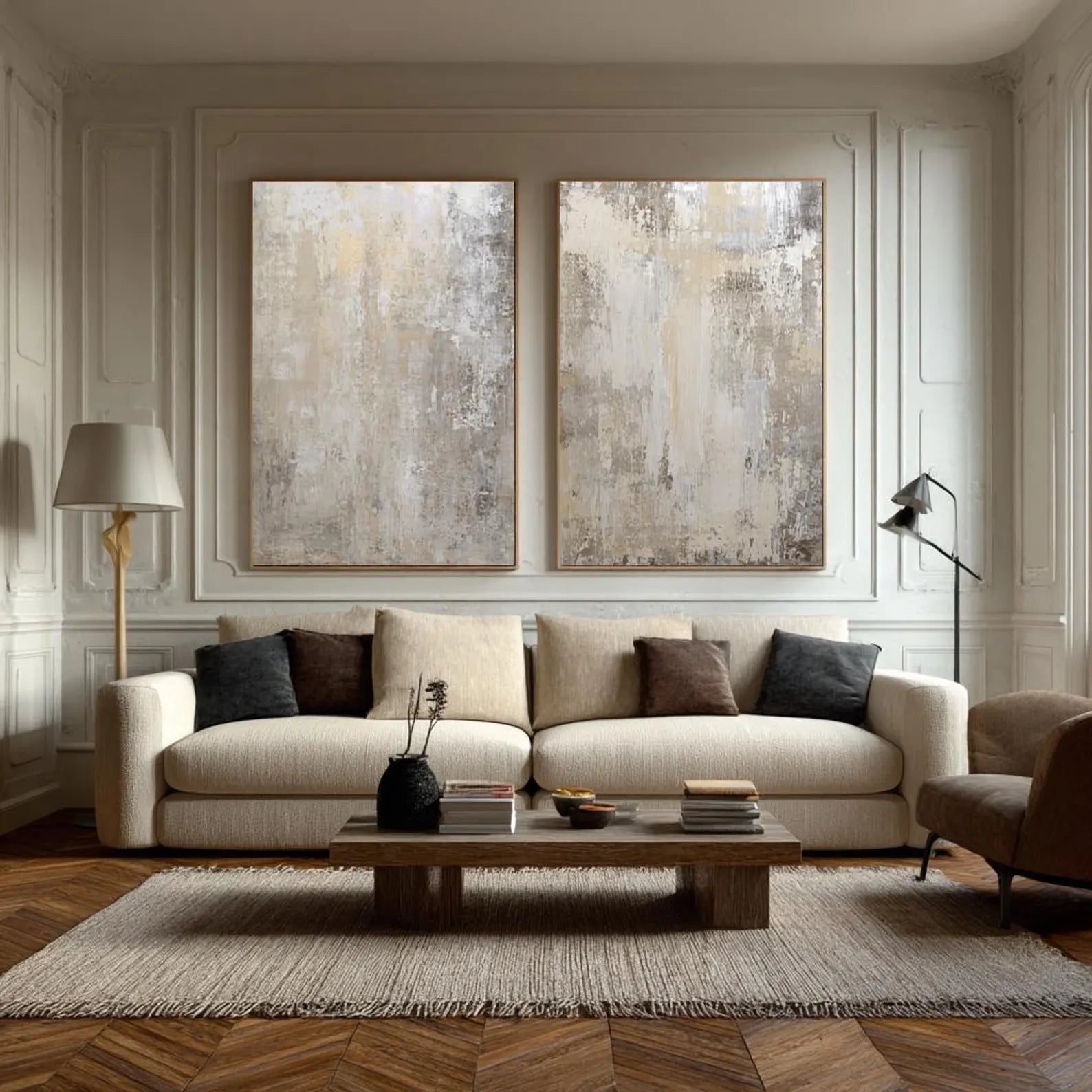 Ethereal Textured Layers | Neutral Glow