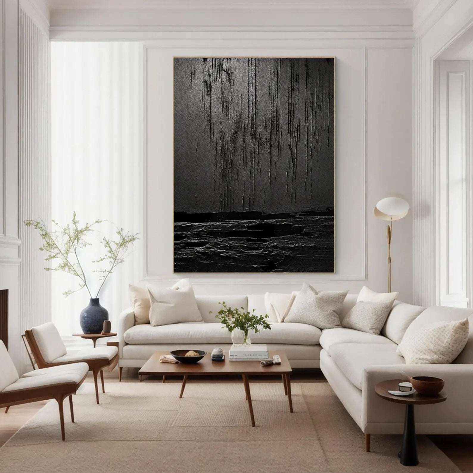 Textured Dark Majesty | Black Flow