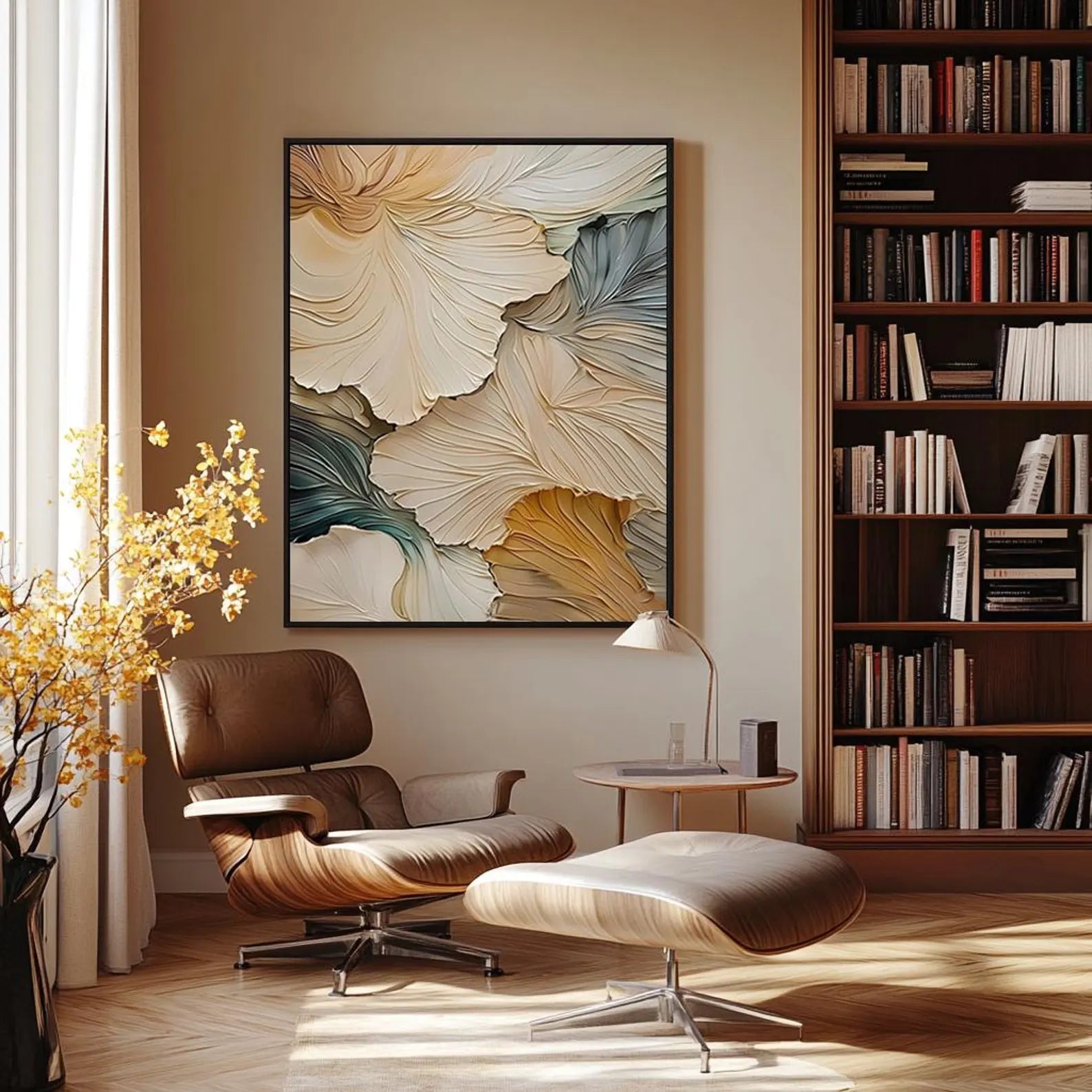 Textured Floral Art | Timeless Grace